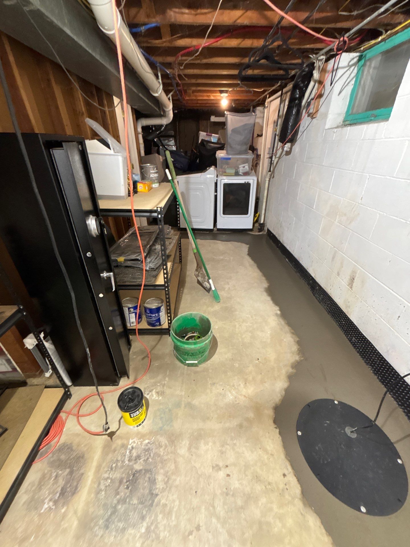Drain tile & a sump pump for Ruth by Waterproofing Northeast