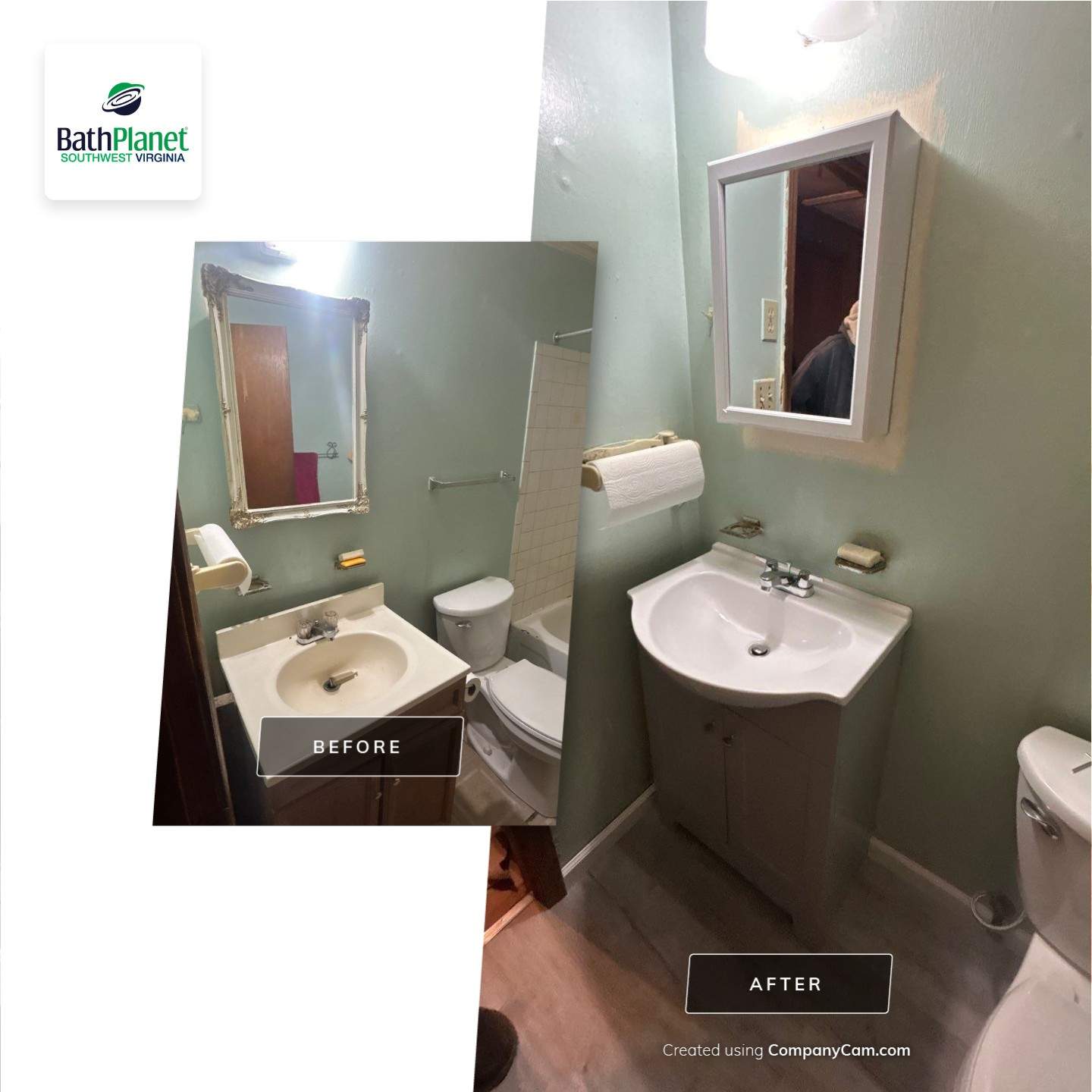 Before Vs After by BathPlanet SW Virginia