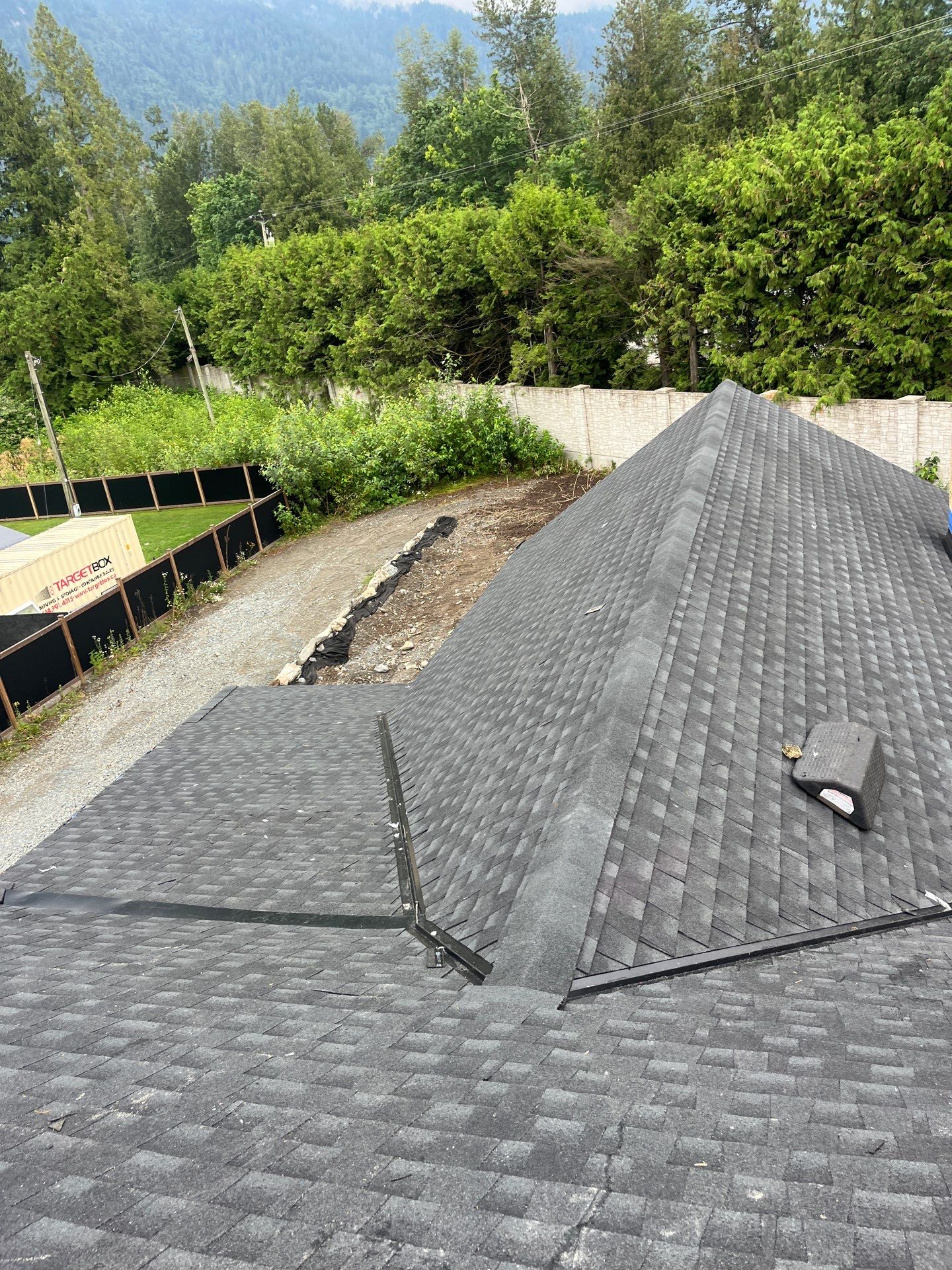 Residential Roofing Installation using GAF Timberline HDZ Charcoal by Top Notch Roofing Inc