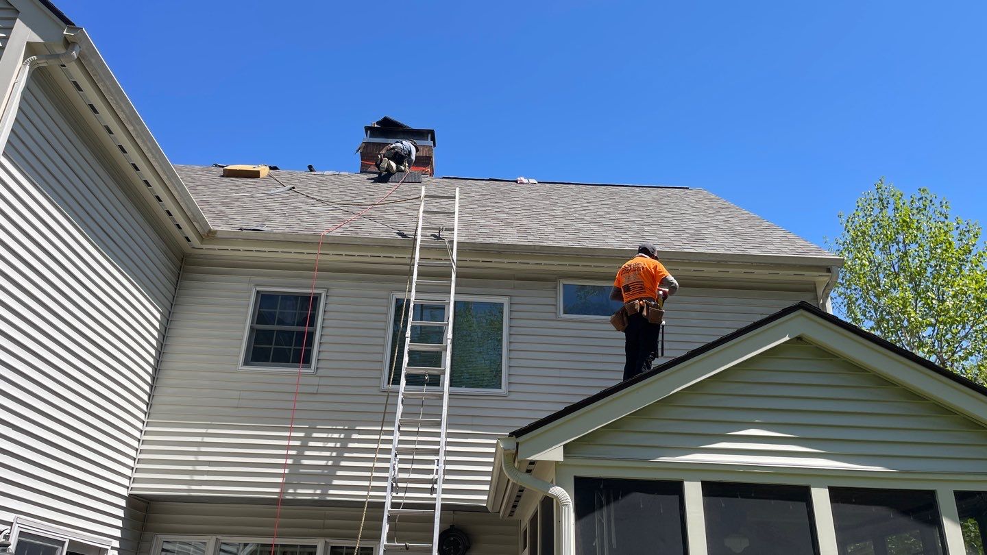 Veterans Helping Veterans – Full Roof Transformation with Owens Corning Driftwood! by Sensible Home Solutions