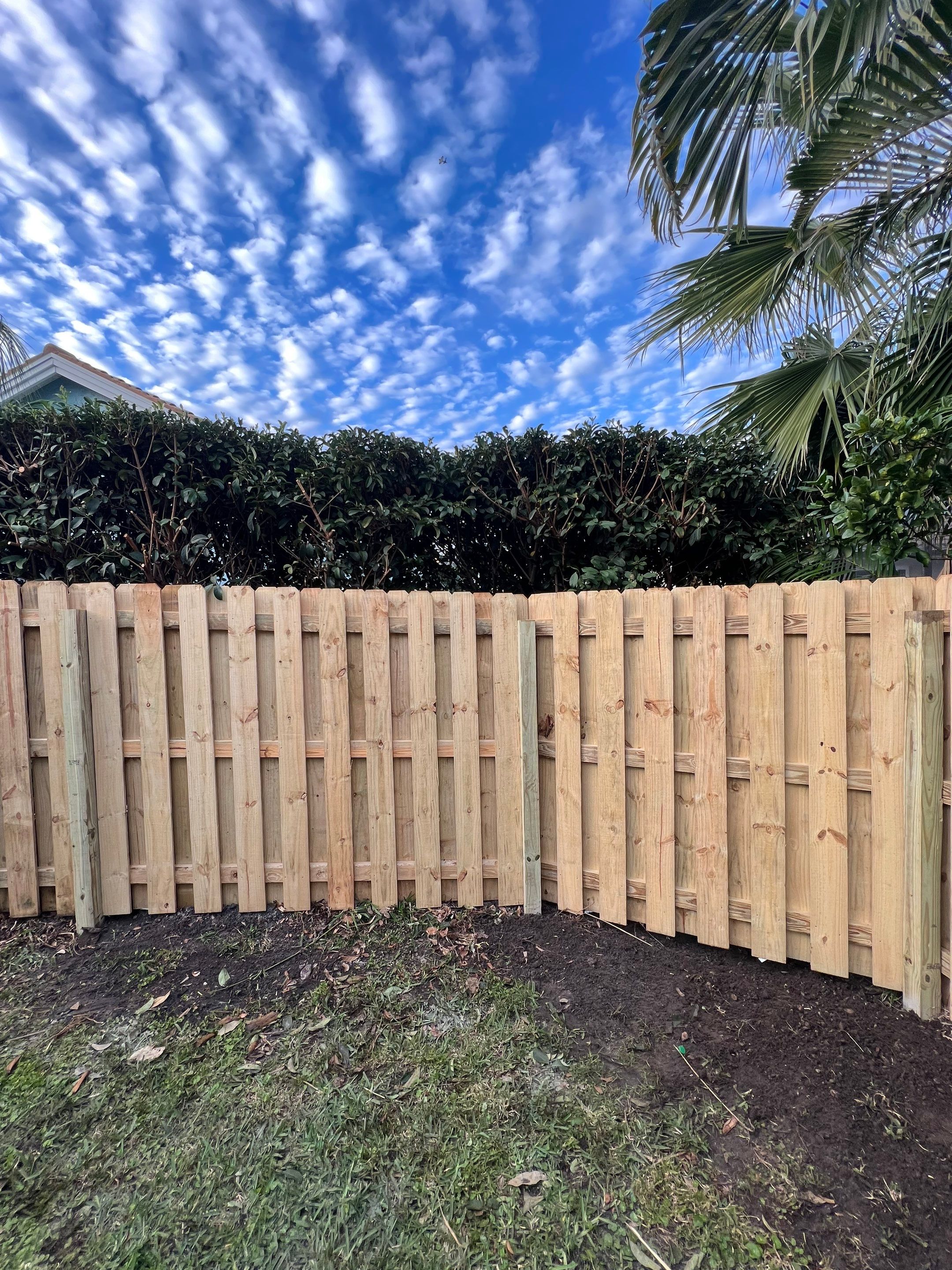 Wood Fence Installation using Wood Pressure Treated Fence  by Asap fence and gates, LLC