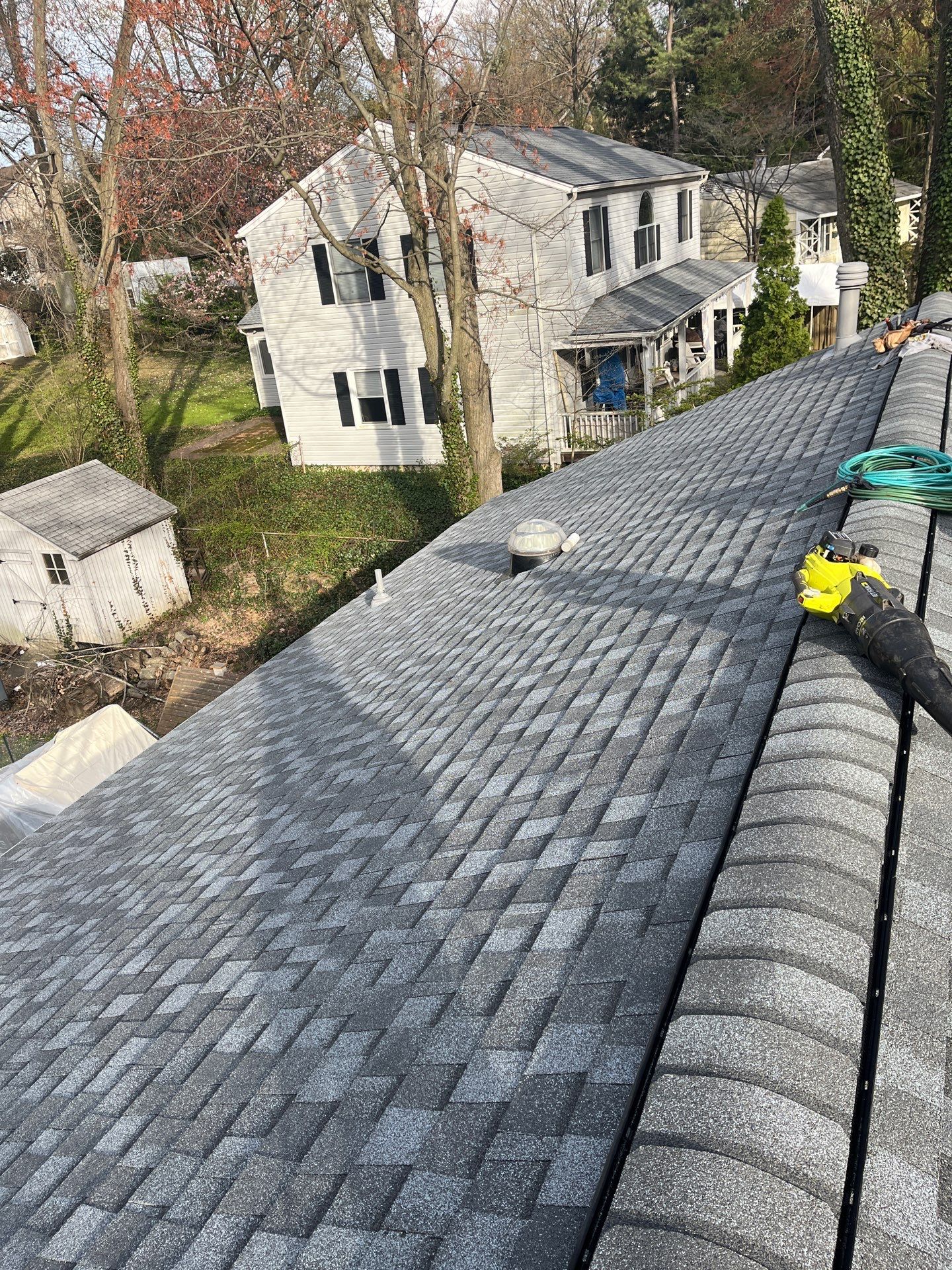 Falls Church Landmark Pro Roof in Max Def Pewter by RM Banning, Inc.
