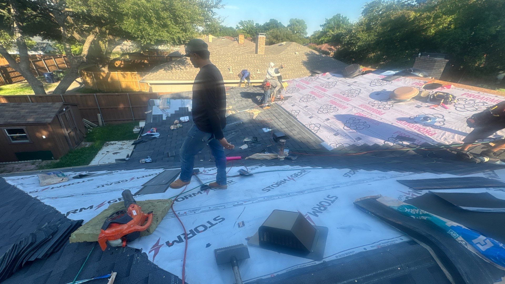 Project in Garland by Rhino Roofing and General Contracting, LLC