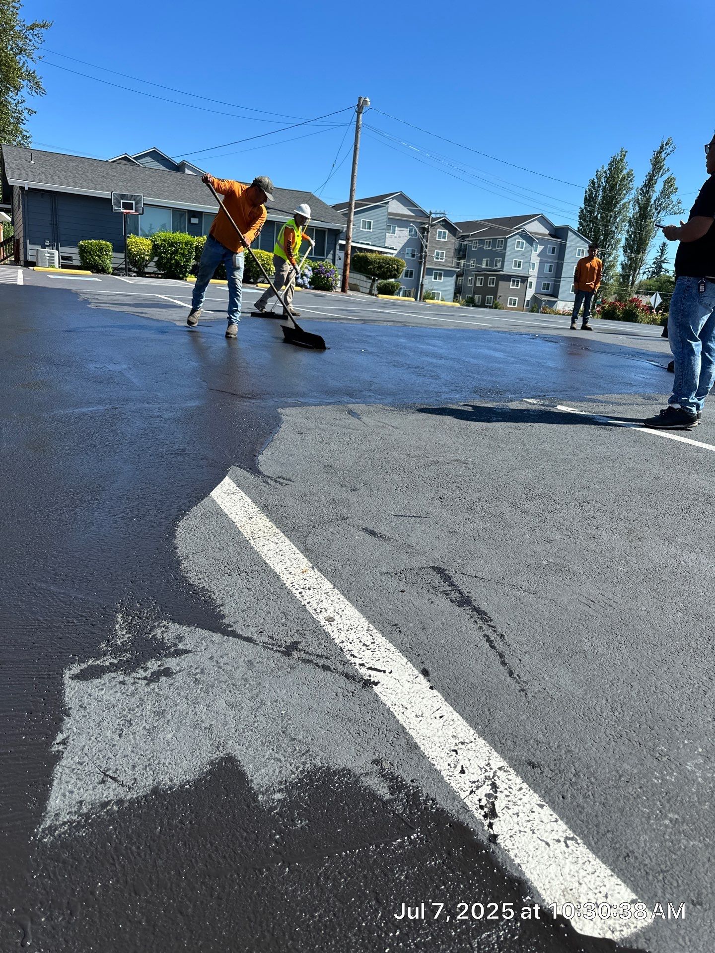 Parking Lot Sealcoat & Striping Repair   by Jireh Asphalt & Concrete Inc 