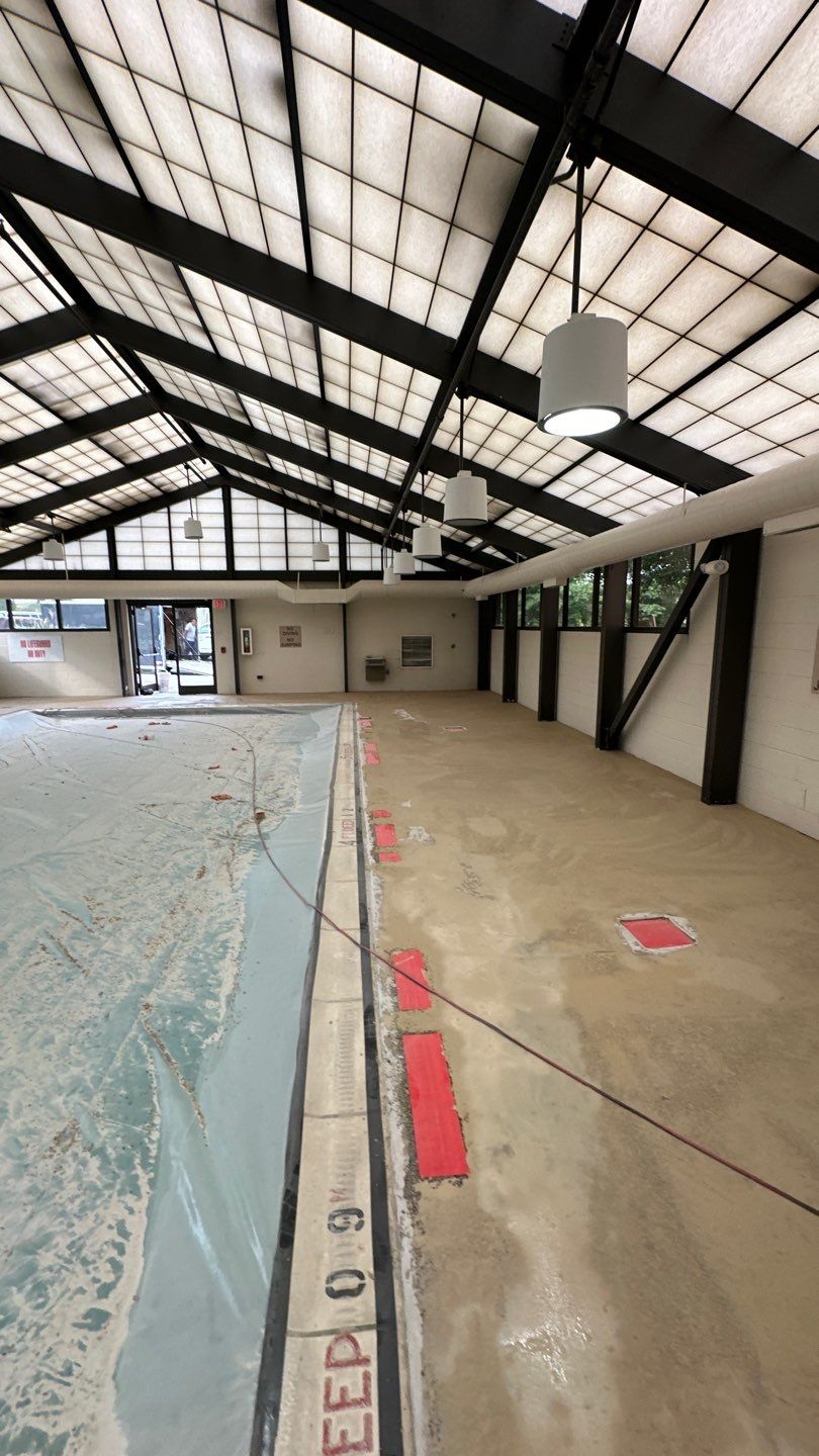 Hotel Pool Deck Project in Cranberry Township by Floors in a Day, Inc