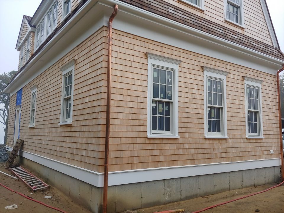 Chatham, MA Gutter Installation using 4x5 FiberGlass Gutter by Gutter Pro Enterprises