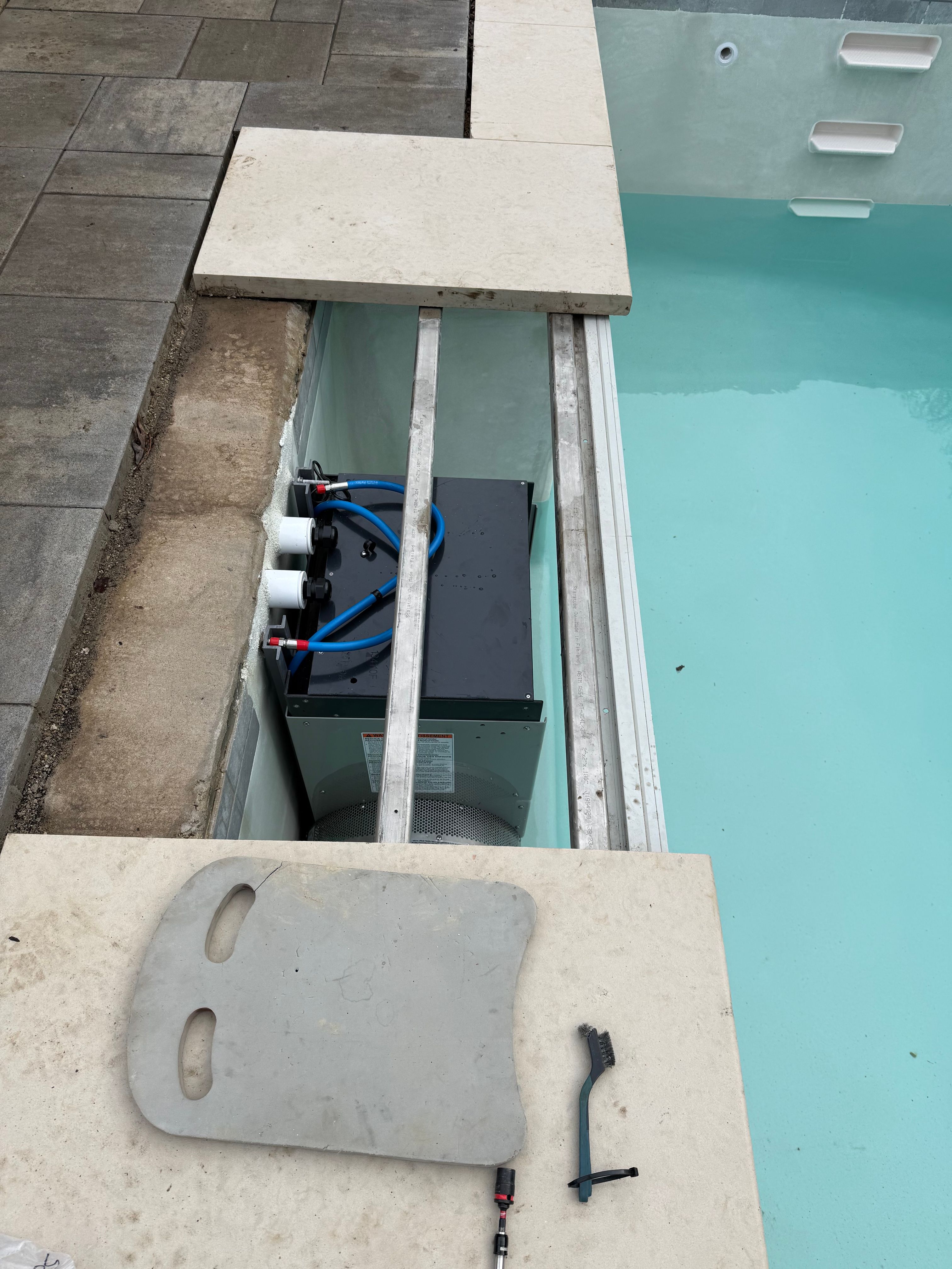 Artic White and Fastlane by North Shore Pool & Spa