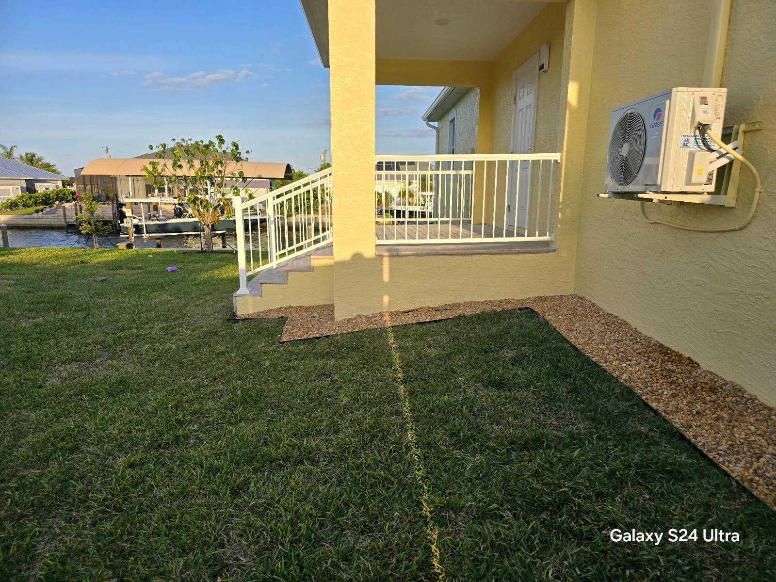 Vinyl Privacy Fence and Porch Railing Installation in Port Charlotte by True Fence LLC
