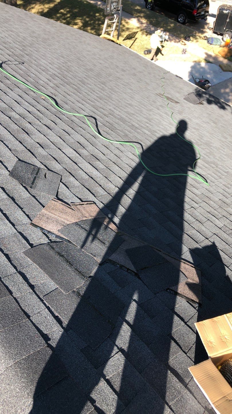Residential Roofing Installation using GAF Natural Shadow  by A & H Roofing and Contracting