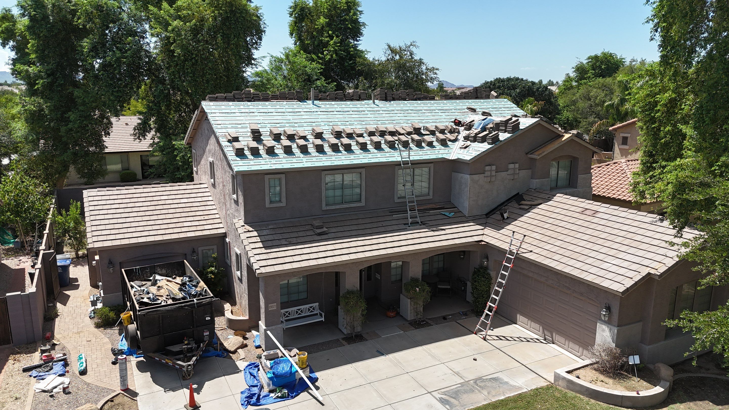 Project in Queen Creek, AZ by Saint Roofing