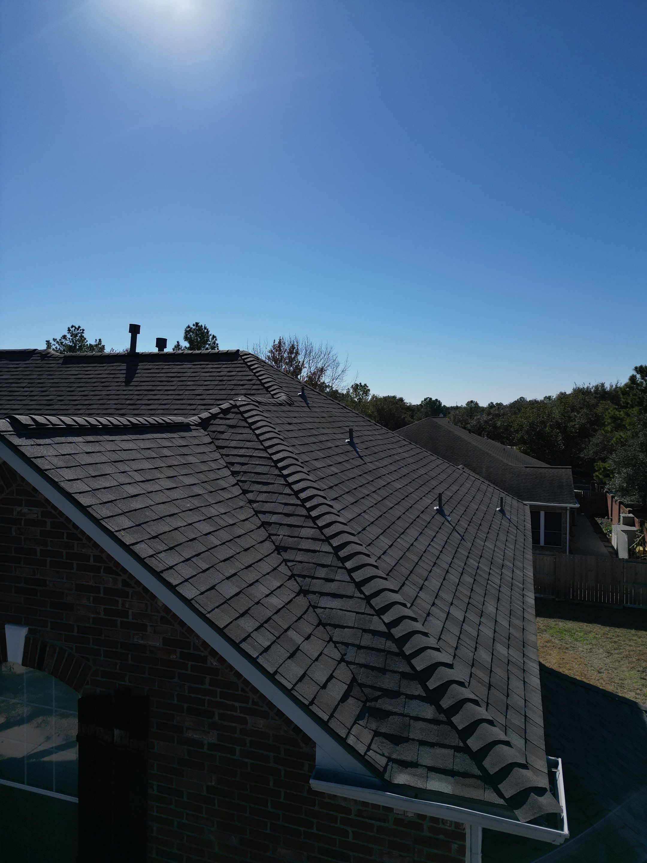 OC Duration Driftwood by HHH Roofing & Construction