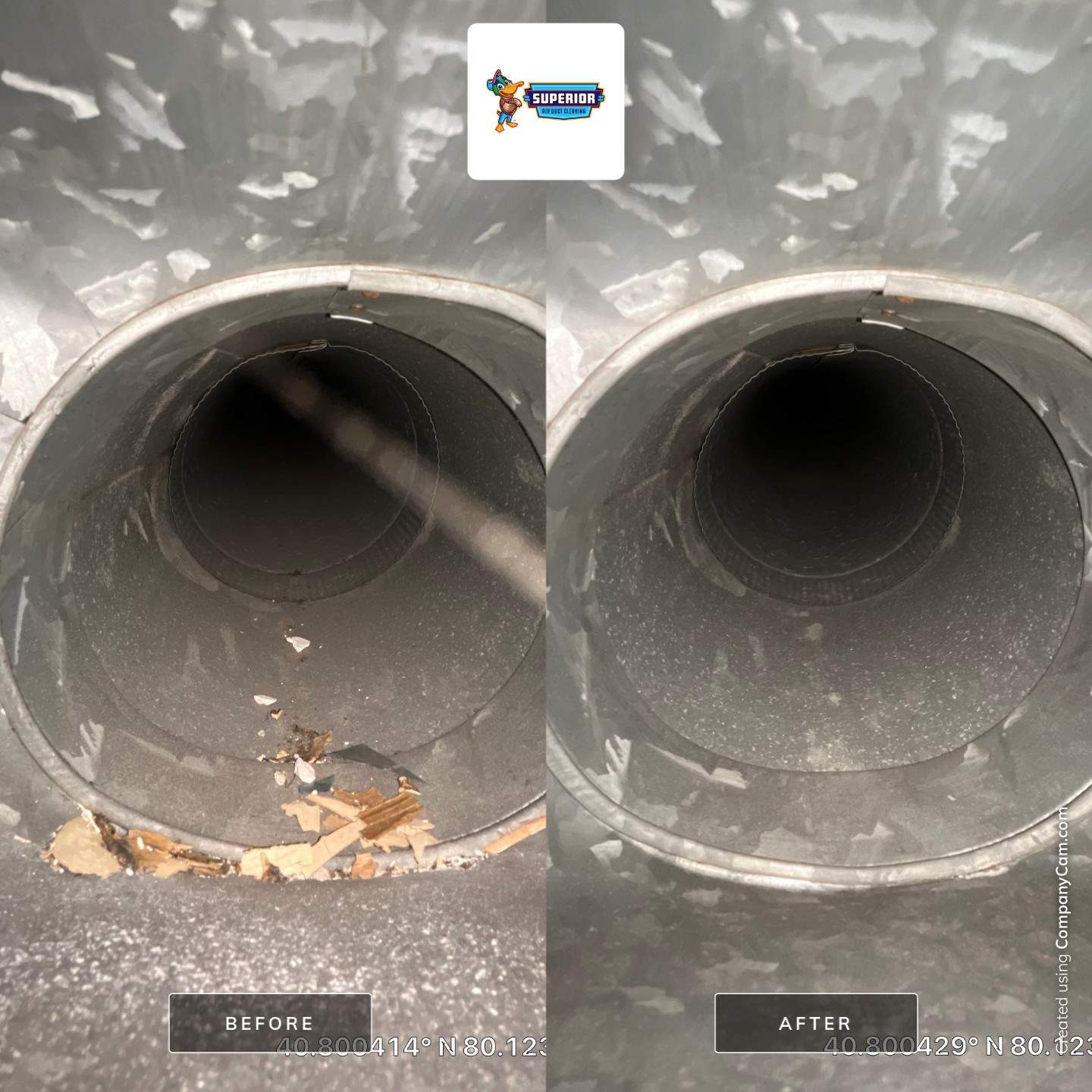Air Duct Cleaning With a Vacuum Truck in Harmony, PA by Superior Air Duct Cleaning