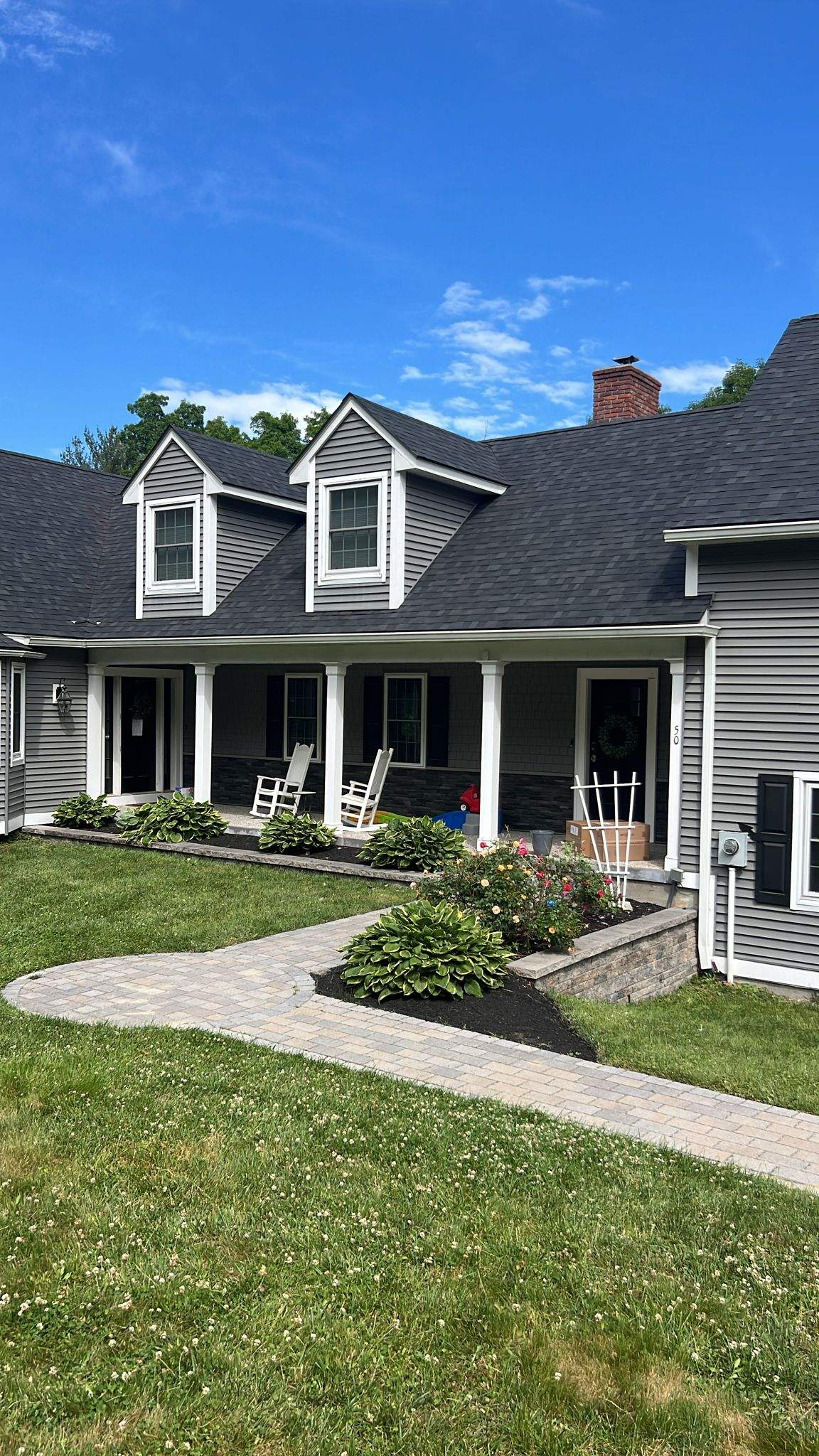 Full Roof Replacement on Massive Home in North Andover, MA – Owens Corning Duration, Onyx Black by JOHNNYS PRO