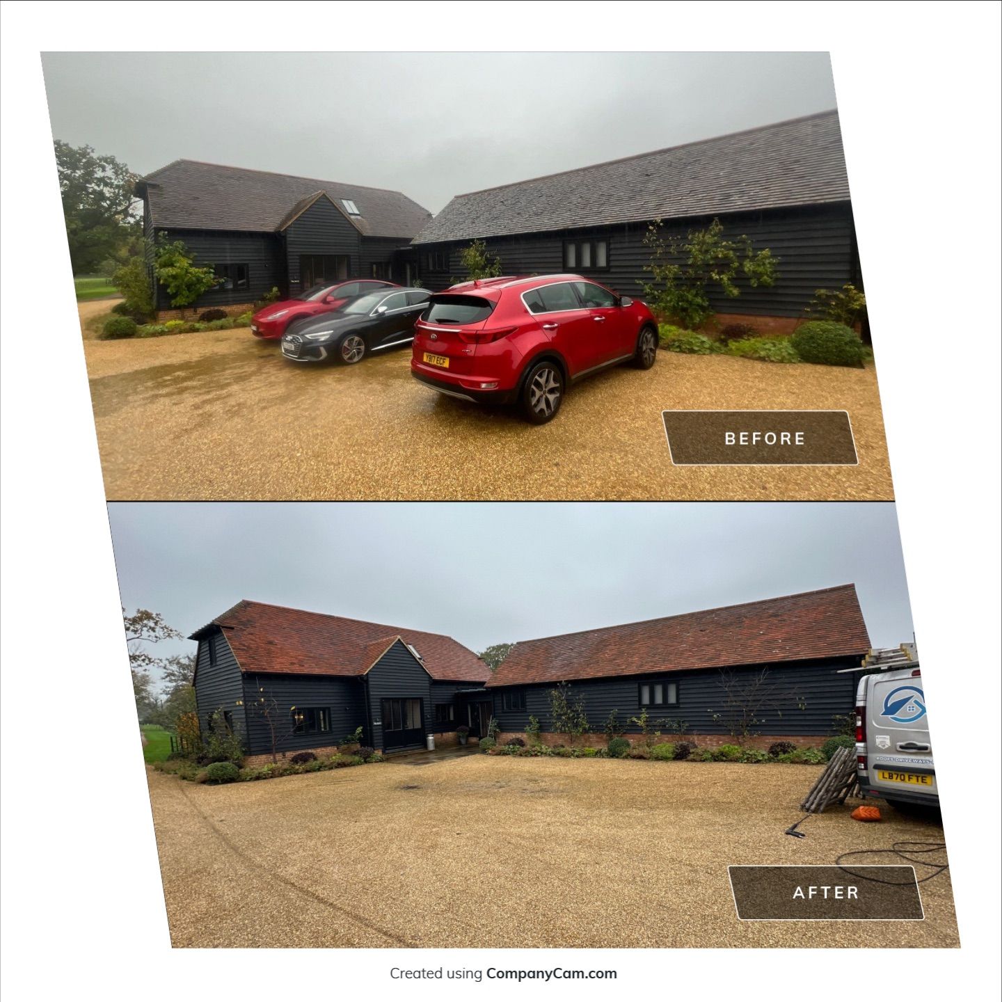 Roof Clean  - Moss Removal - Gutter Clean using Softwash Equipment by Ges Exterior Cleaning ltd