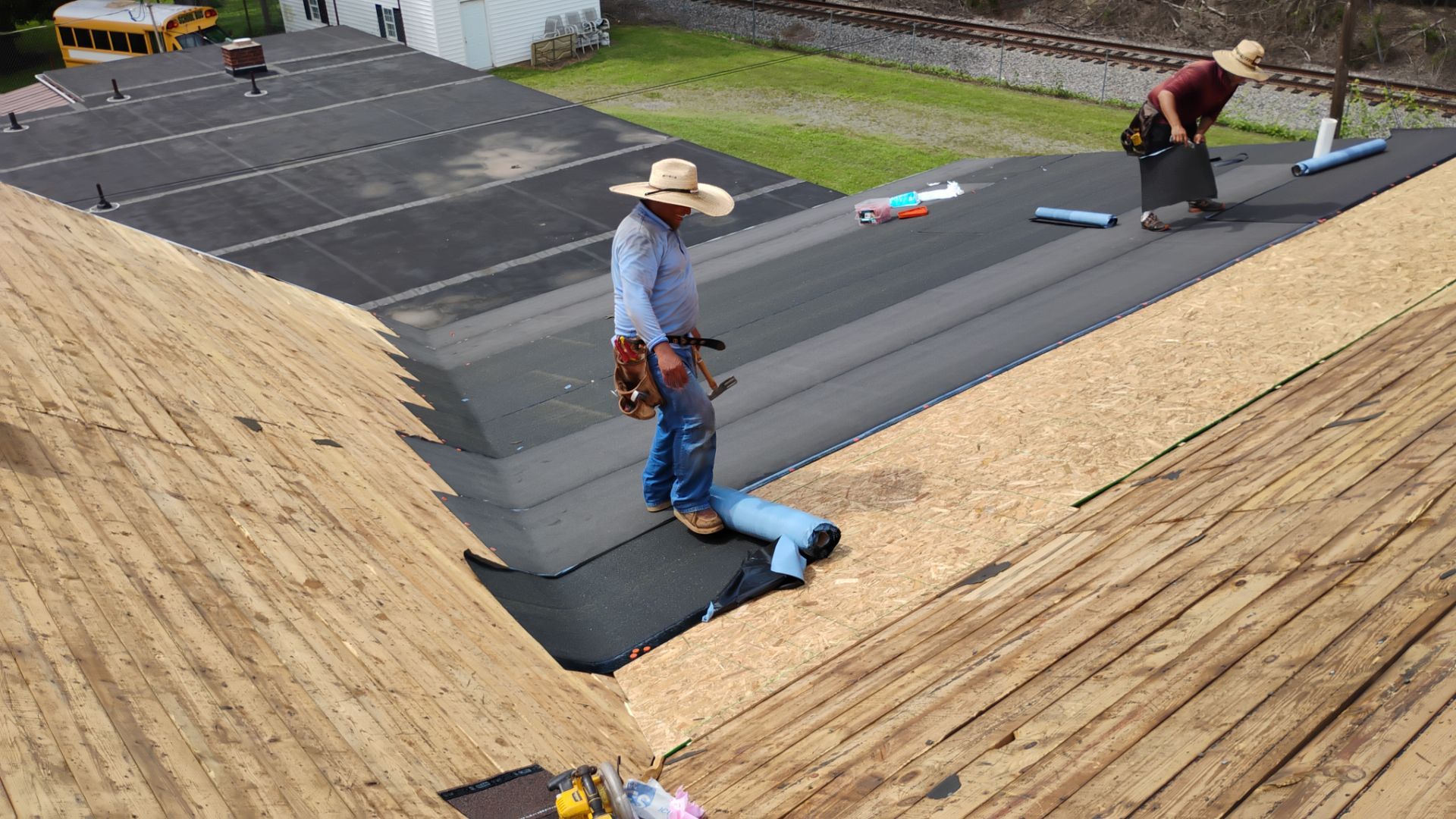 Church roof by BROCK BUILDERS