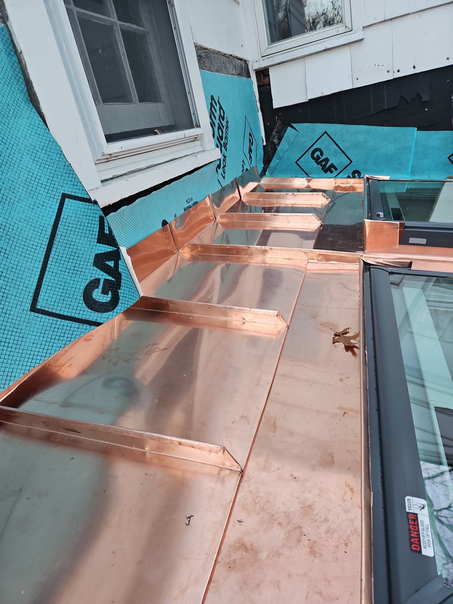 Darien, CT Asphalt, Copper Roof & Half Round Gutters  by Rinaldi Brothers