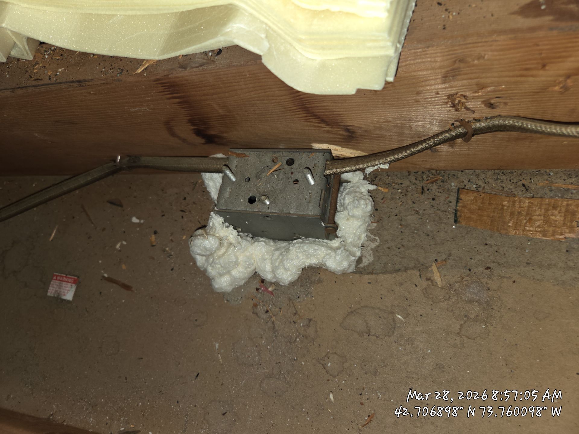 Attic Insulation Upgrade Project in Albany by Saffron Elite Home Performance & Building Science