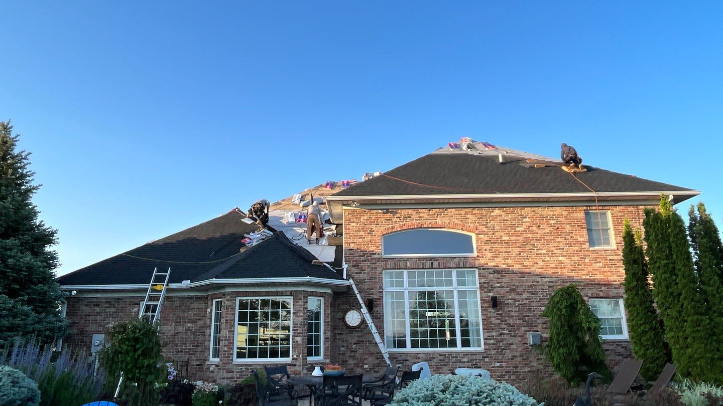 Residential Roofing Installation using GAF Timberline HDZ Charcoal by Nitro Roofing and Construction