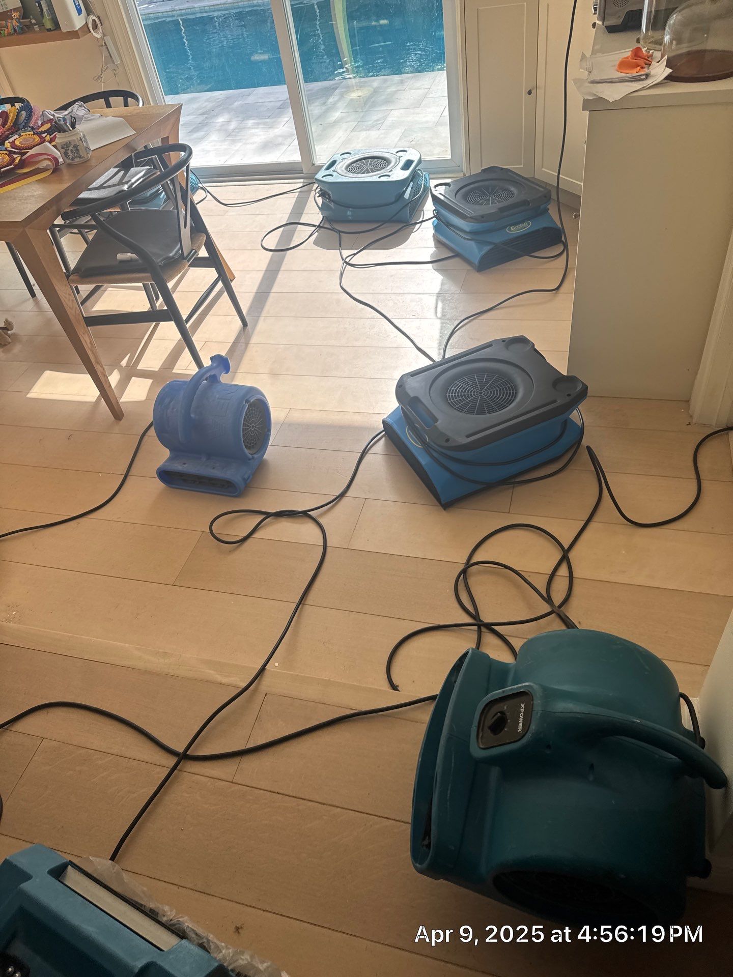 Water Damage using Drying Equipment by SuperClean 
