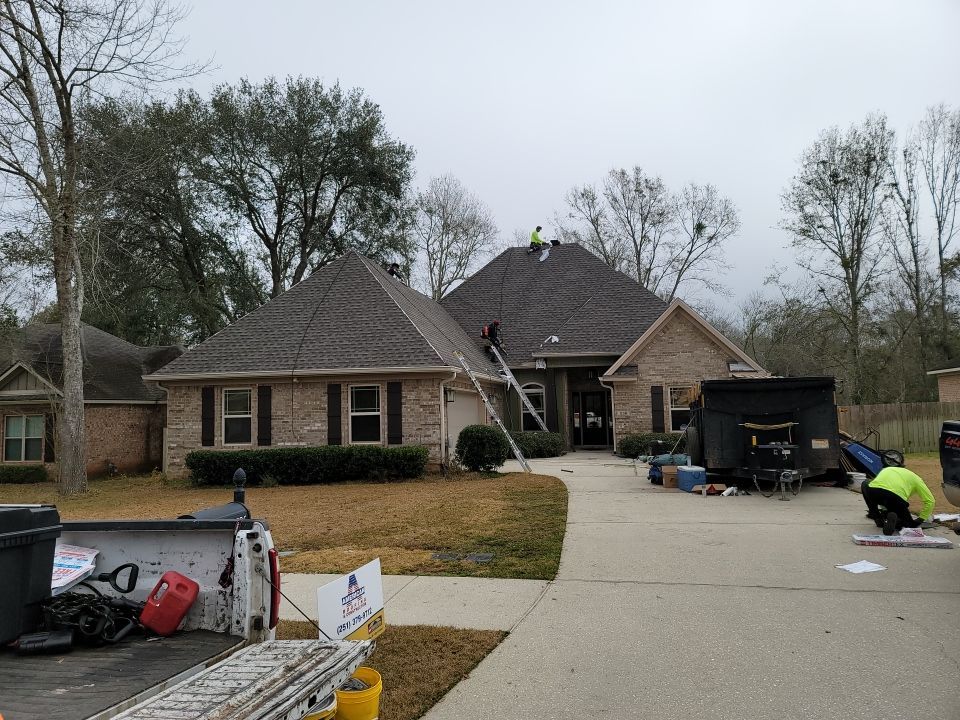 Residential Roofing Installation using Roof Replacement by American Roofing & Construction LLC