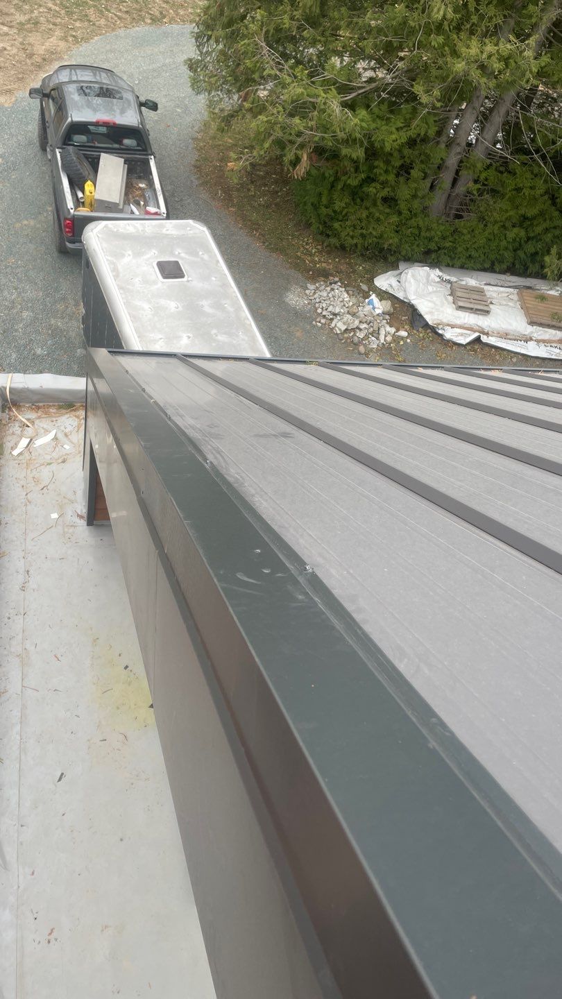 Residential Roofing Installation using multiple products by Top Notch Roofing Inc