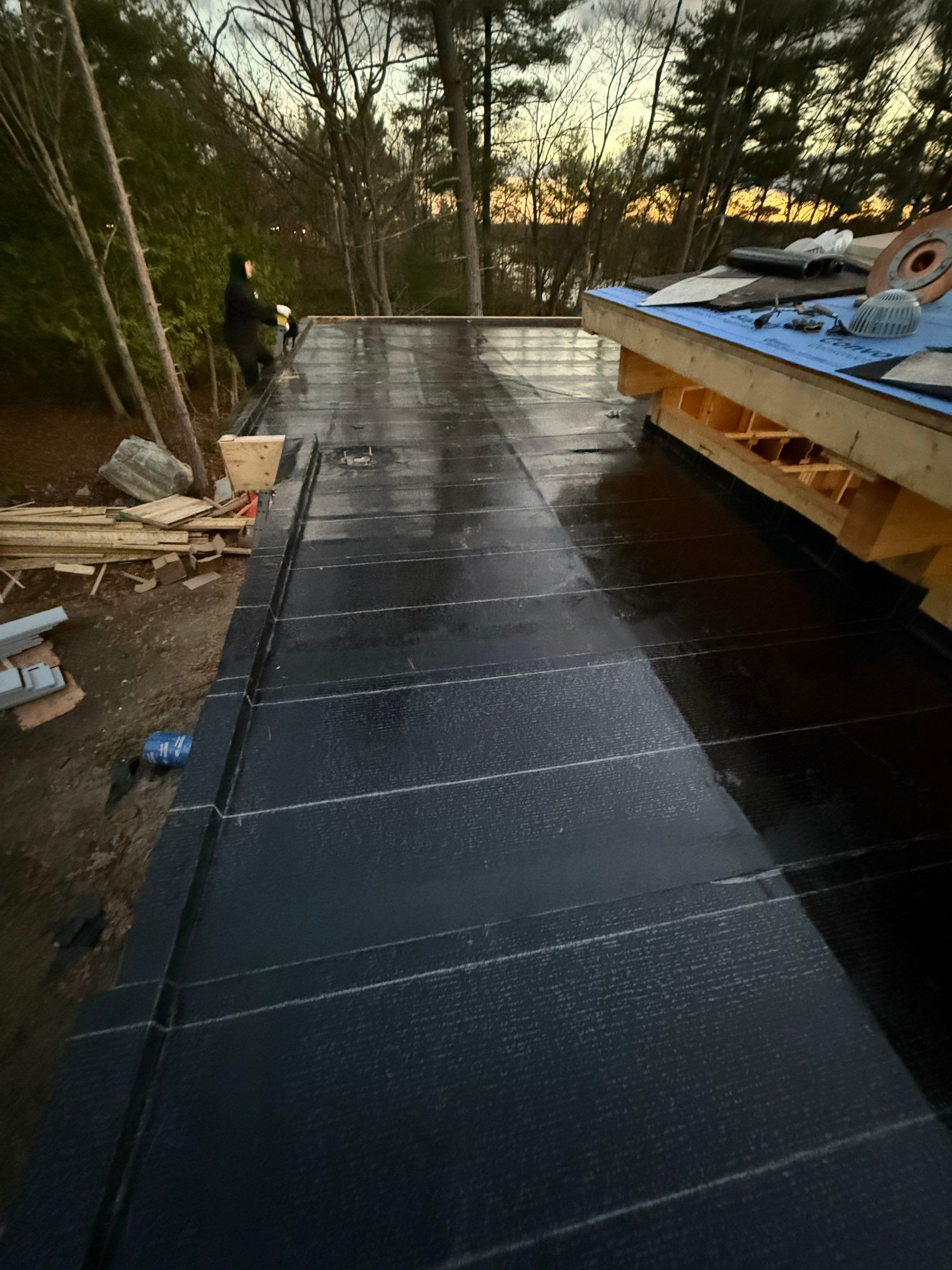 New Home Construction using 16" Standing Seam Panels by Jay Carter Roofing & Sheet Metal