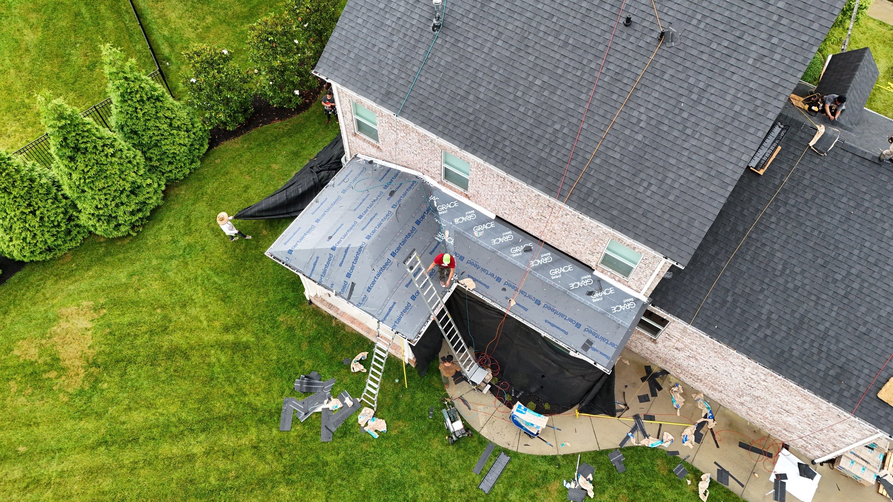 Charcoal Black Re-Roof by Royal House LLC