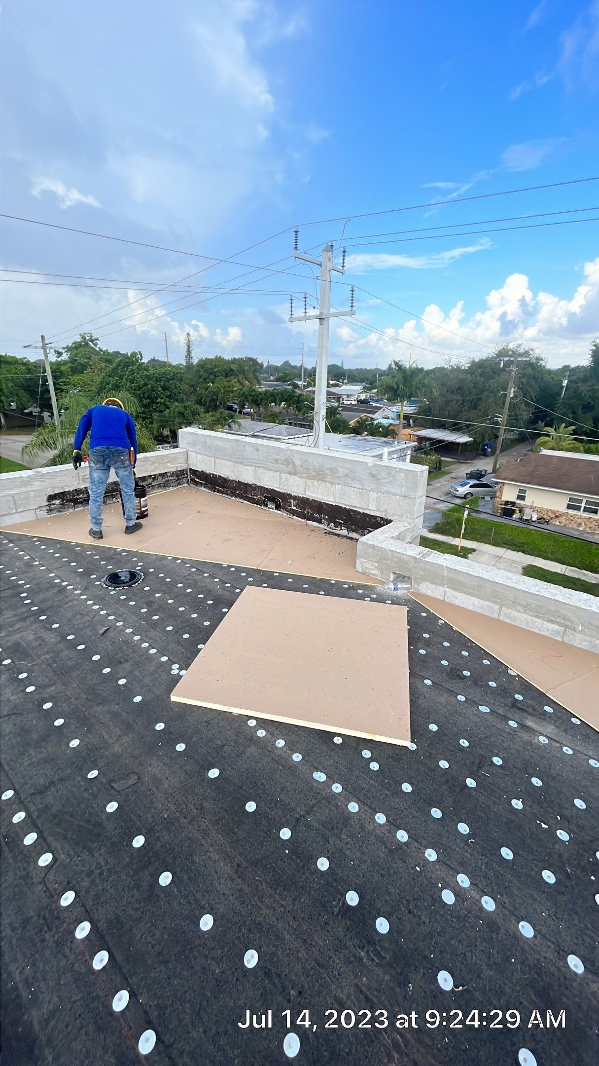 Residential New Construction Roof Installation by Earl W. Johnston Roofing 