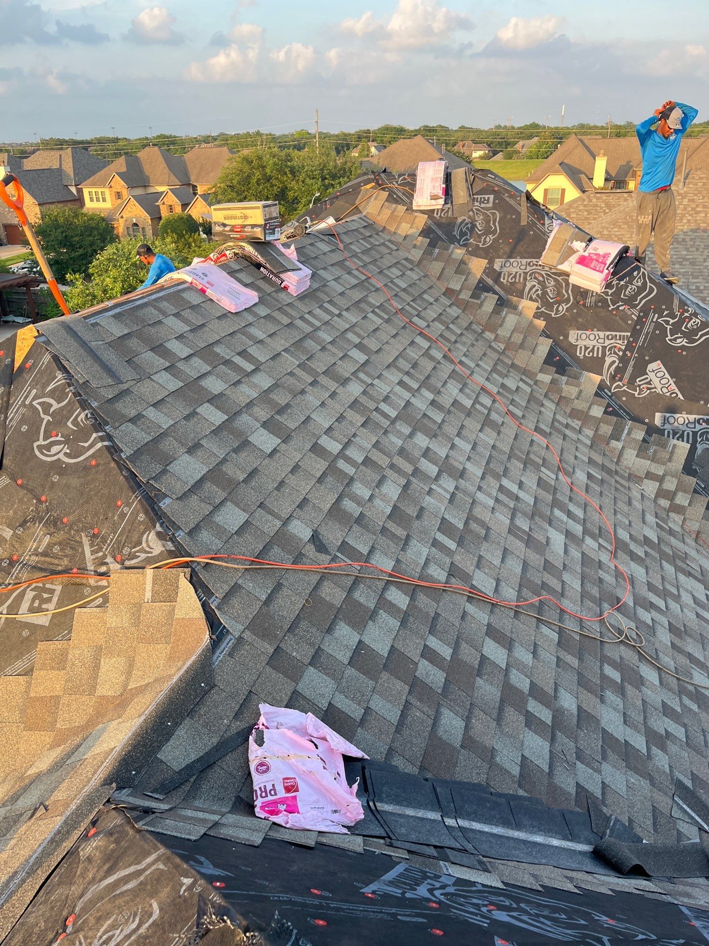 Residential Roofing Repair using Owen's Corning Duration (Lifetime) Shingles by Roof Repair Company