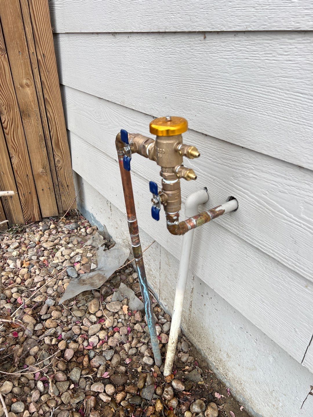 Plumbing Installation using Backflow Preventer for Sprinkler system by Plumbing Connect Systems LLC
