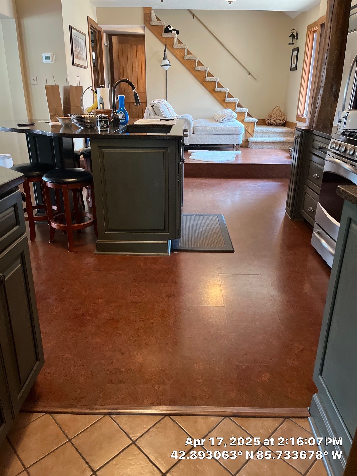 Cork Seal on Existing Cork Floor by RTBaldwin Hardwood Floors