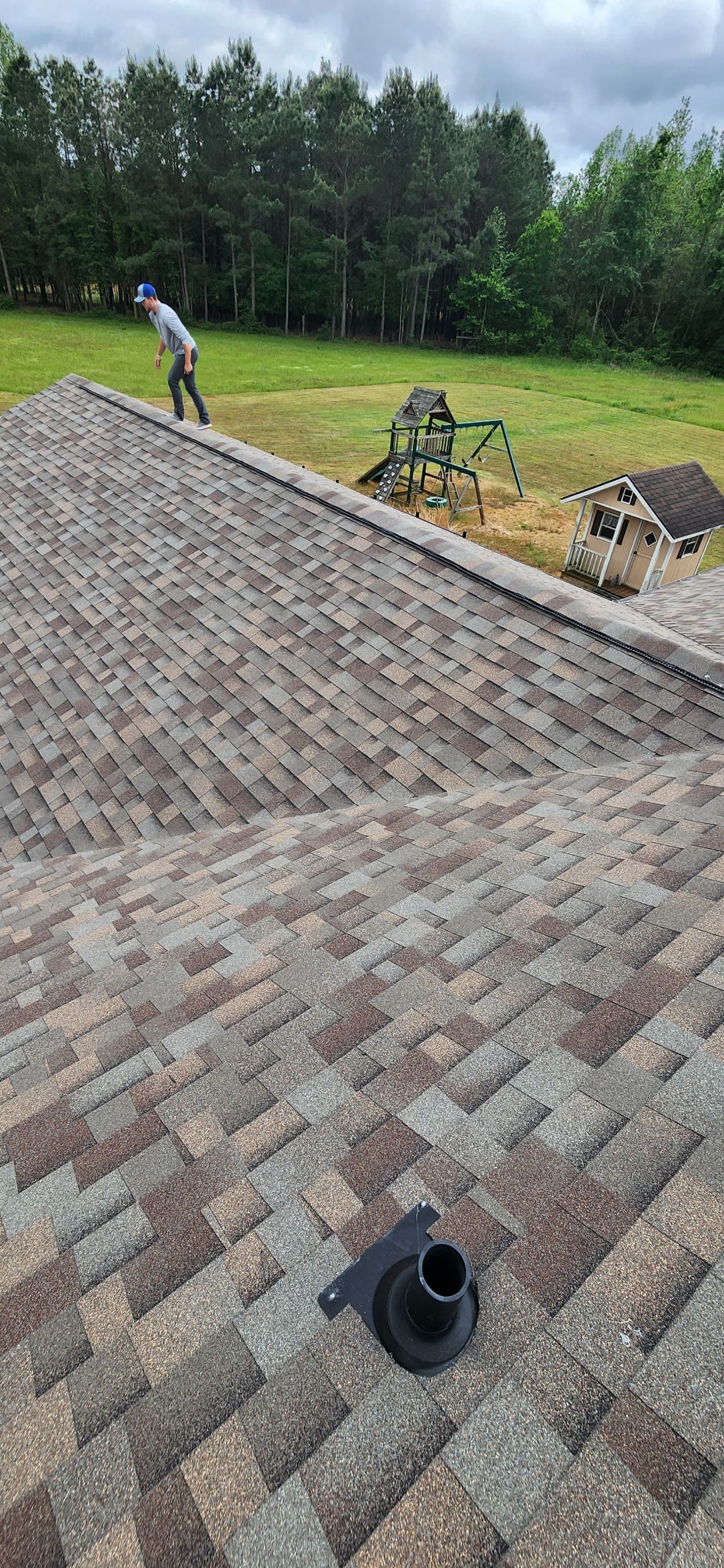 Residential Shingle Reroof using Malarkey Vista by Hostetler Roofing