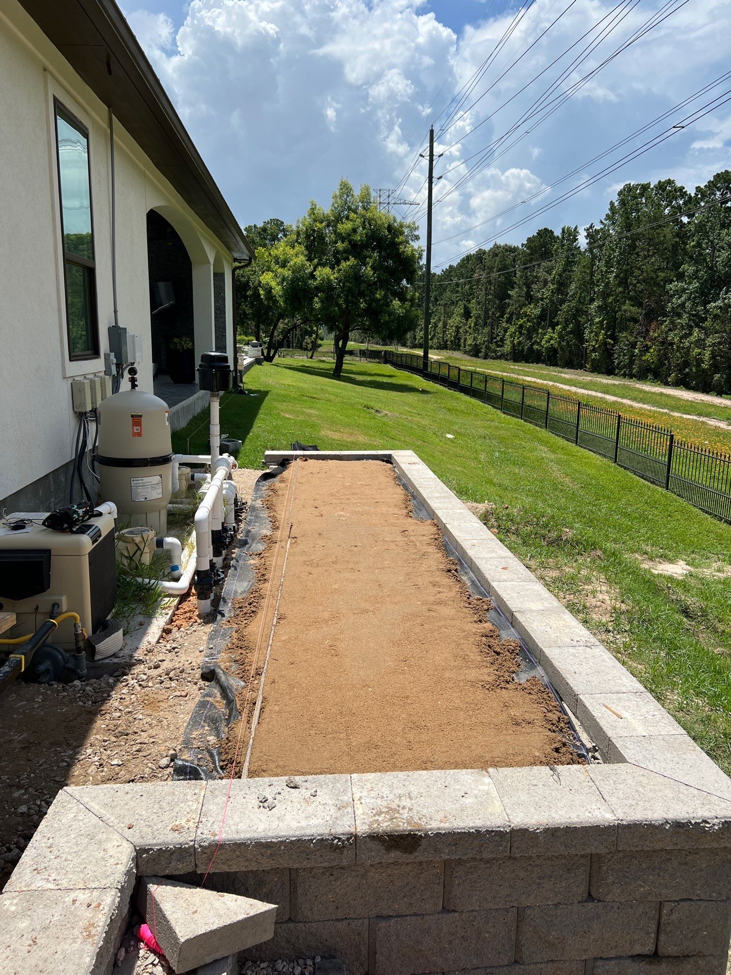 🏡 Duane’s Complete Retainer Wall & Hardscape Walkway by Texas Urban Elements