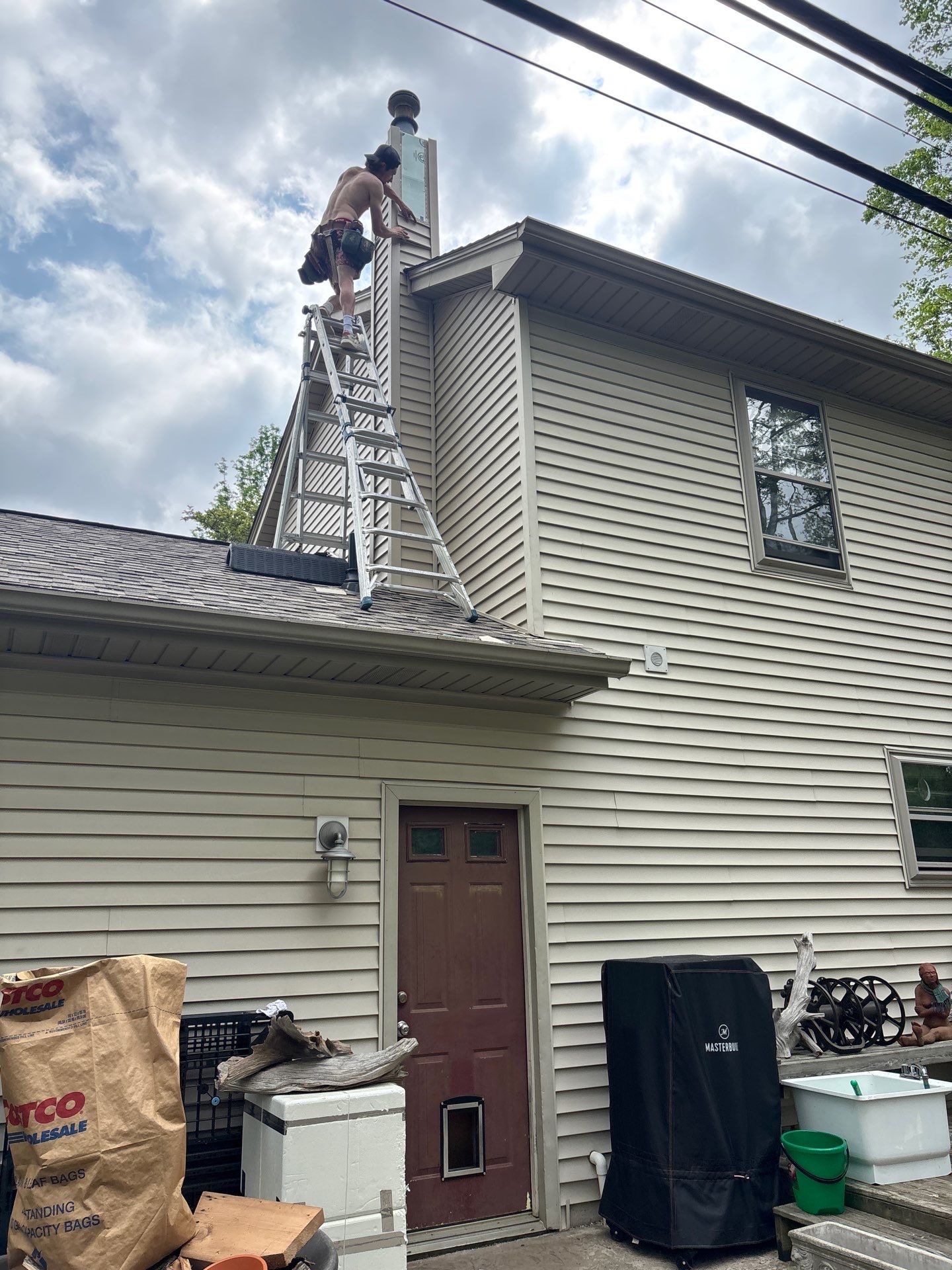 Roof Replacement using Owens Corning Sand Dune by 180 Contractors