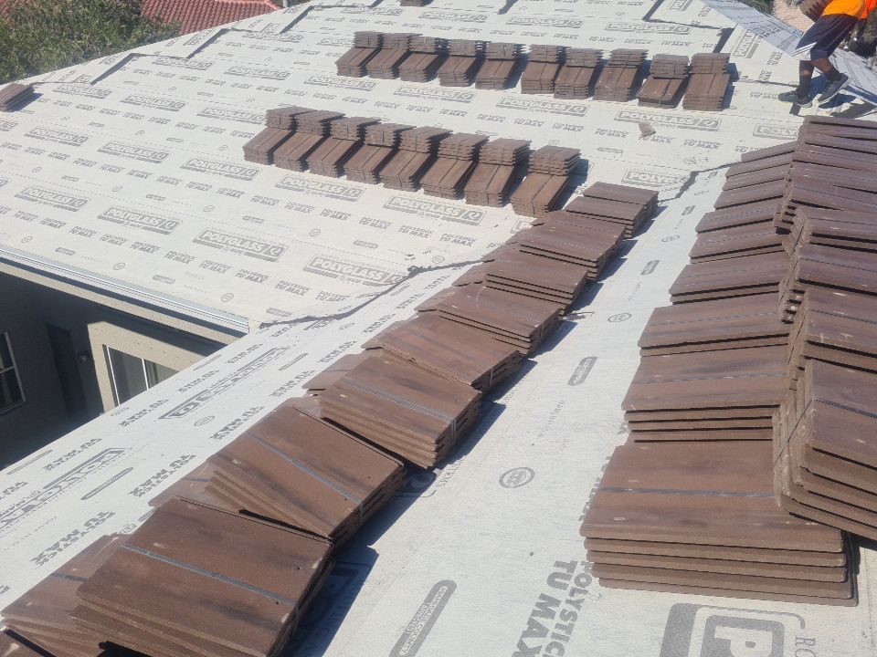 Residential Roofing Installation using WestLake Roofing Tile by BLUES BROTHERS ROOFING