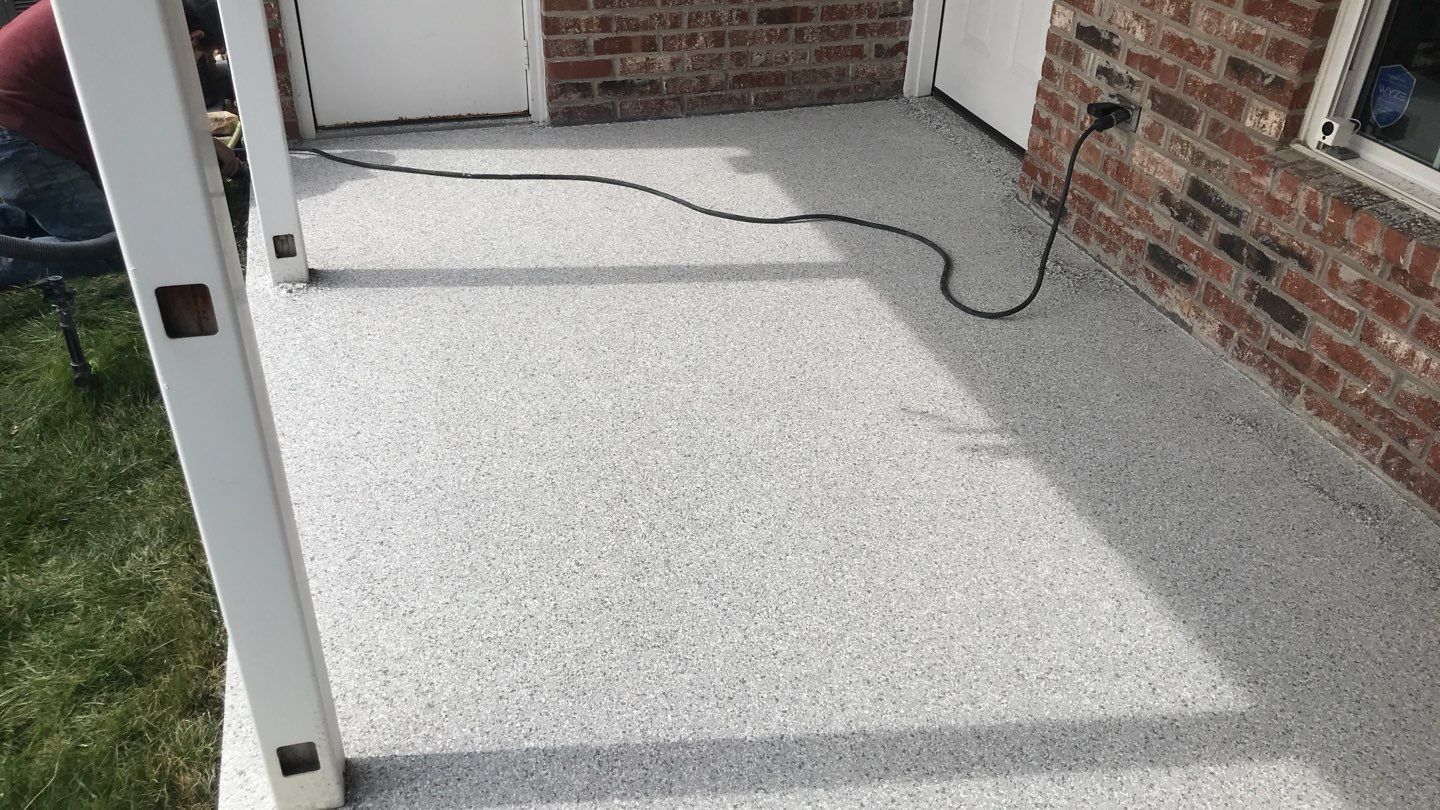 Patio using Shoreline by Select Painting, Coatings & Garage Cabinets