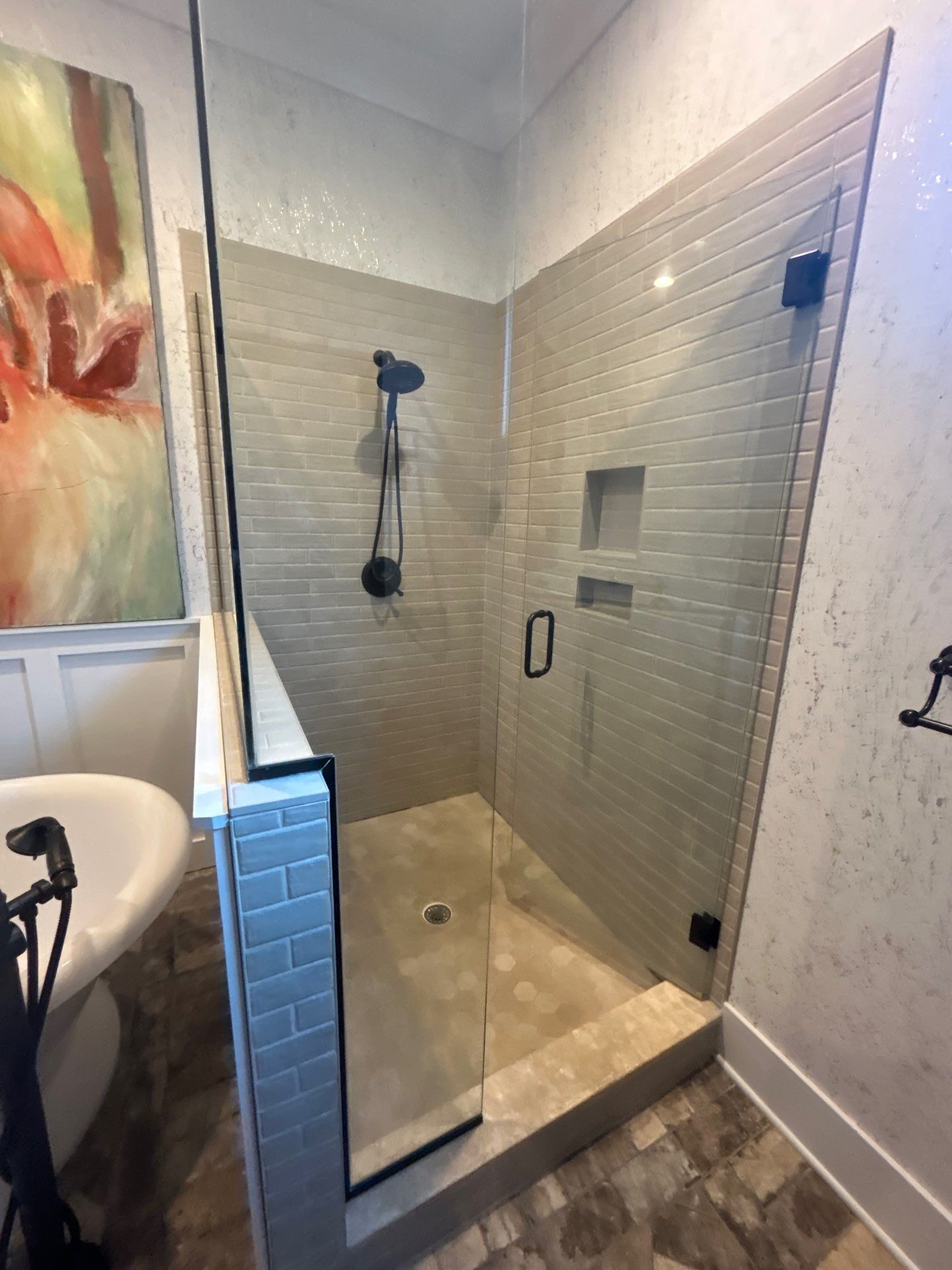 Shower Remodel by Footprints Floors Kentucky