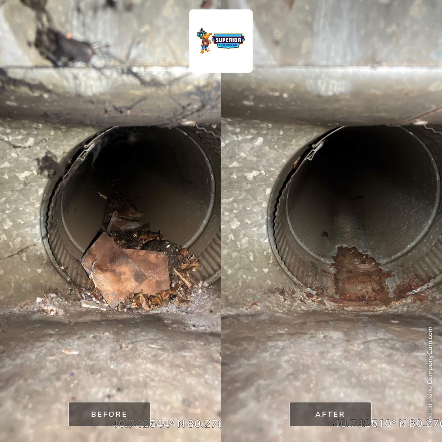 Air Duct Cleaning With a Vacuum Truck in New Brighton, PA by Superior Air Duct Cleaning