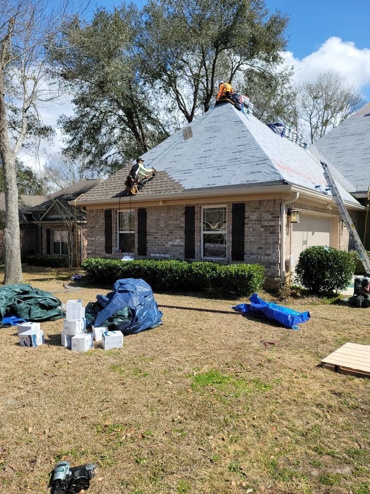 Residential Roofing Installation using Roof Replacement by American Roofing & Construction LLC