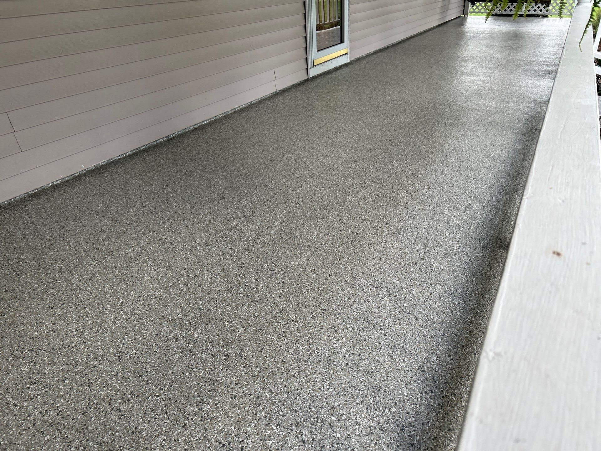 Porch Coating in Mill Creek, IN! by Innovative Spaces / Innovative Concrete Coatings