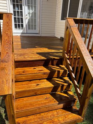 Deck using Wood Sealant