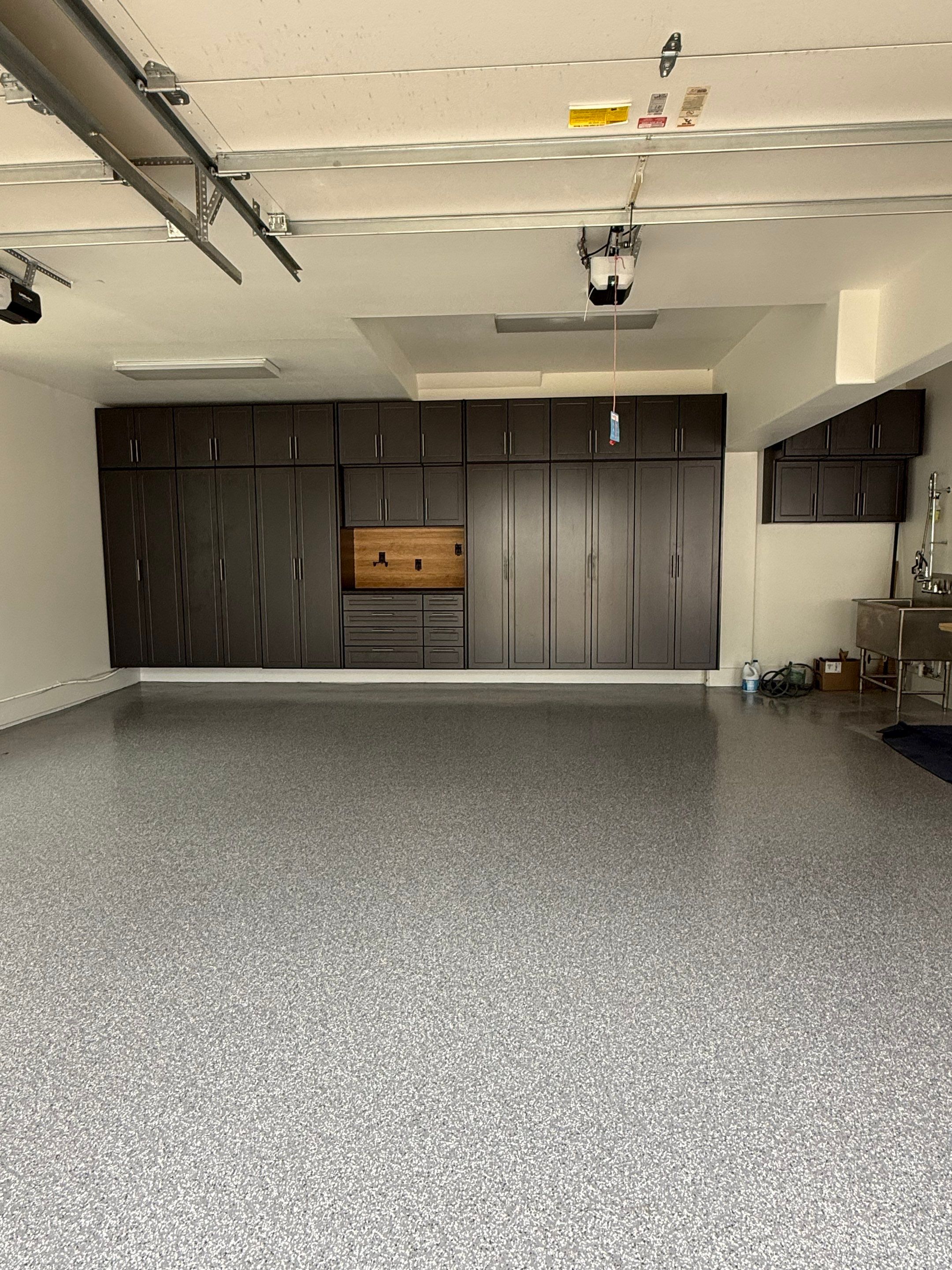 Custom Cabinet Installation in Mission Hills by Banner Garage