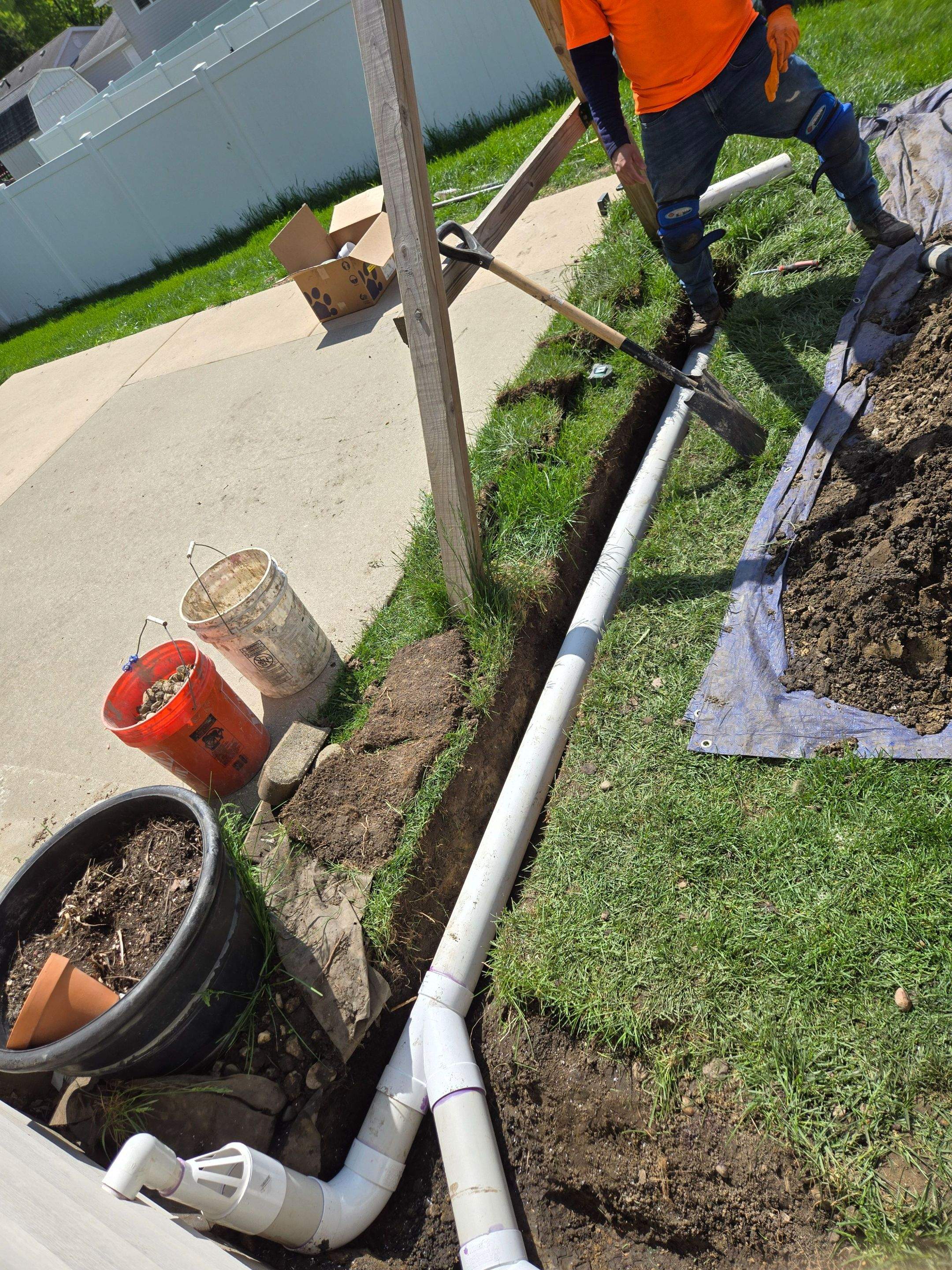 Downspout Discharge and Versatile Water Movement System by Allied Water Services