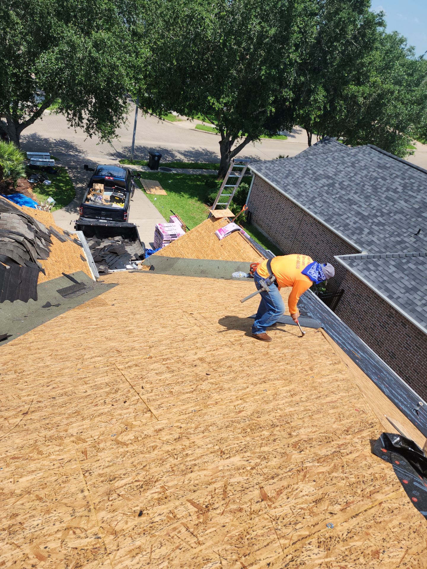 Residential Roofing Repair using Owen's Corning Duration (Lifetime) Shingles by Roof Repair Company