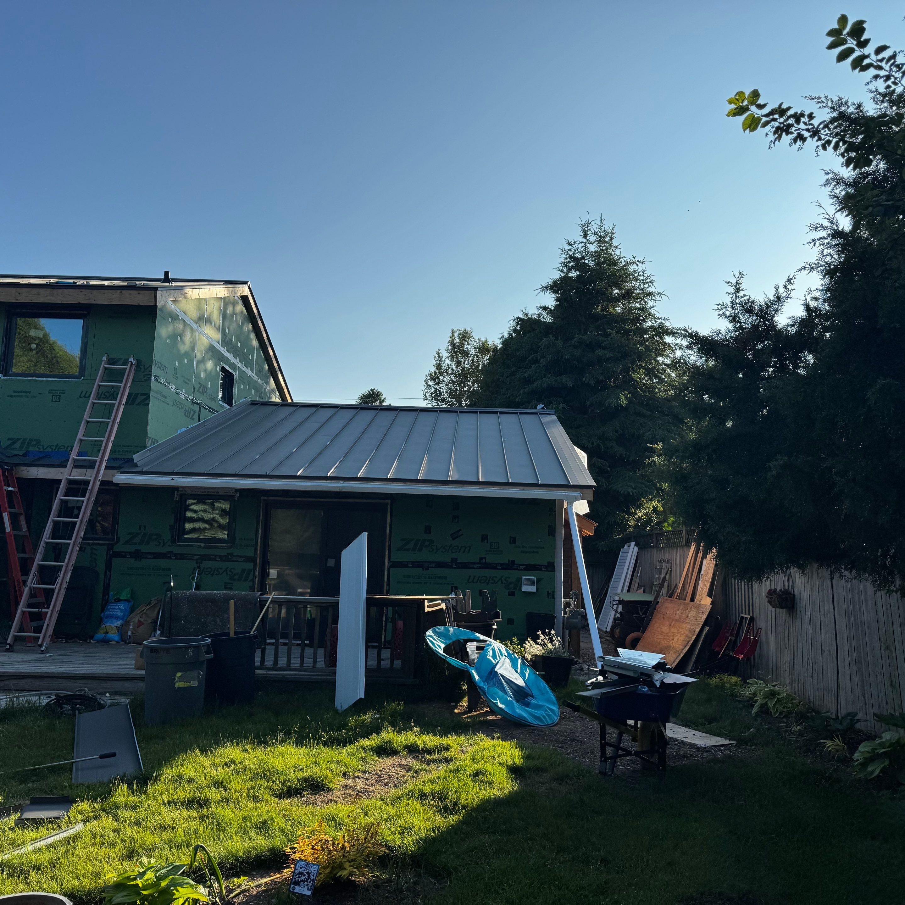 Residential Roofing Installation using 16" Standing Seam Panels by Jay Carter Roofing & Sheet Metal