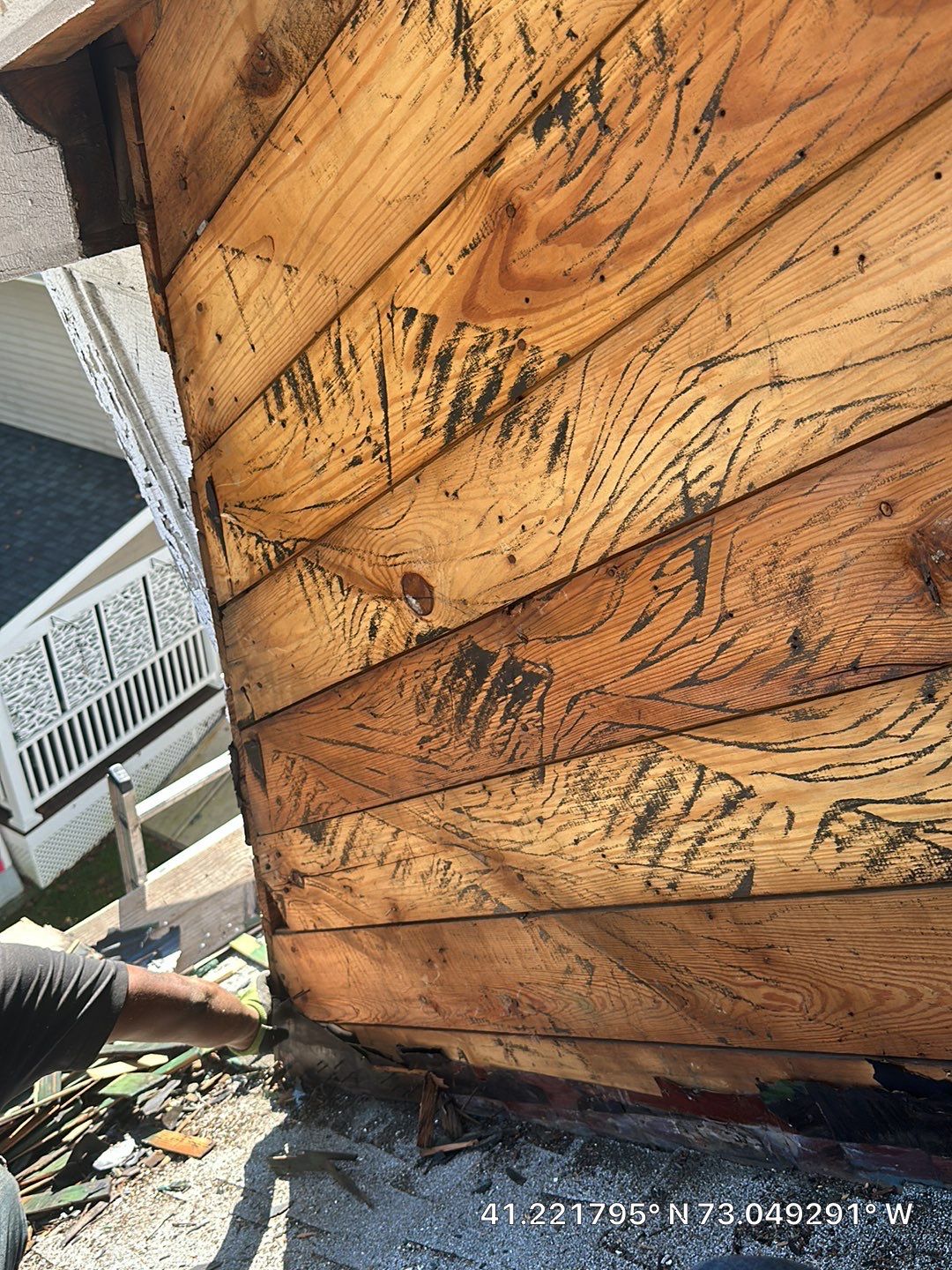 Siding Repair using Wood Shake by A Plus Exterior