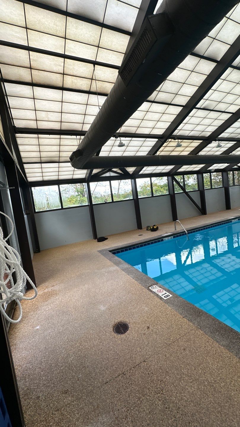 Hotel Pool Deck Project in Mason by Floors in a Day, Inc