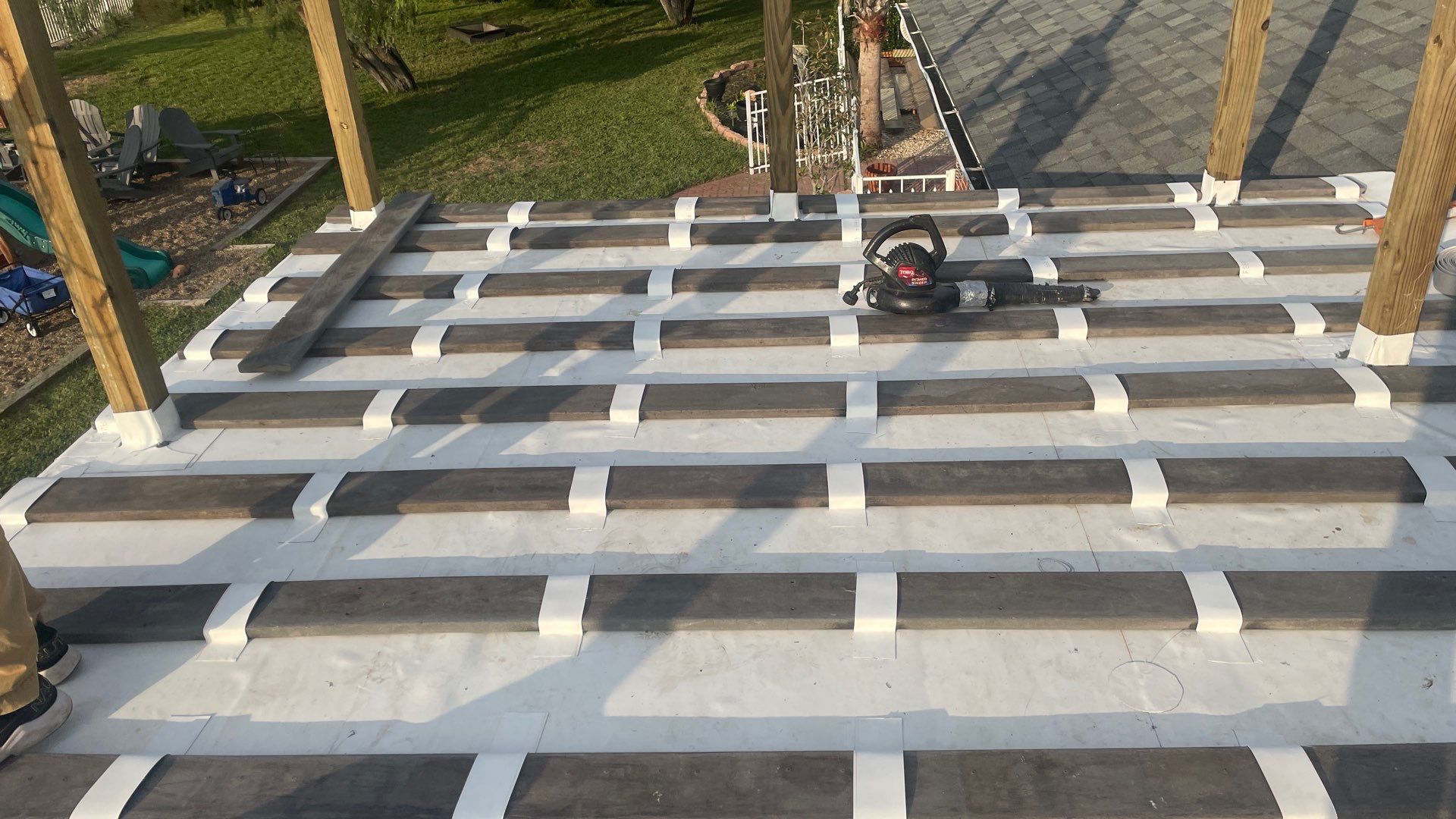 Chippendale Railings by Bayfront Roofing and Construction