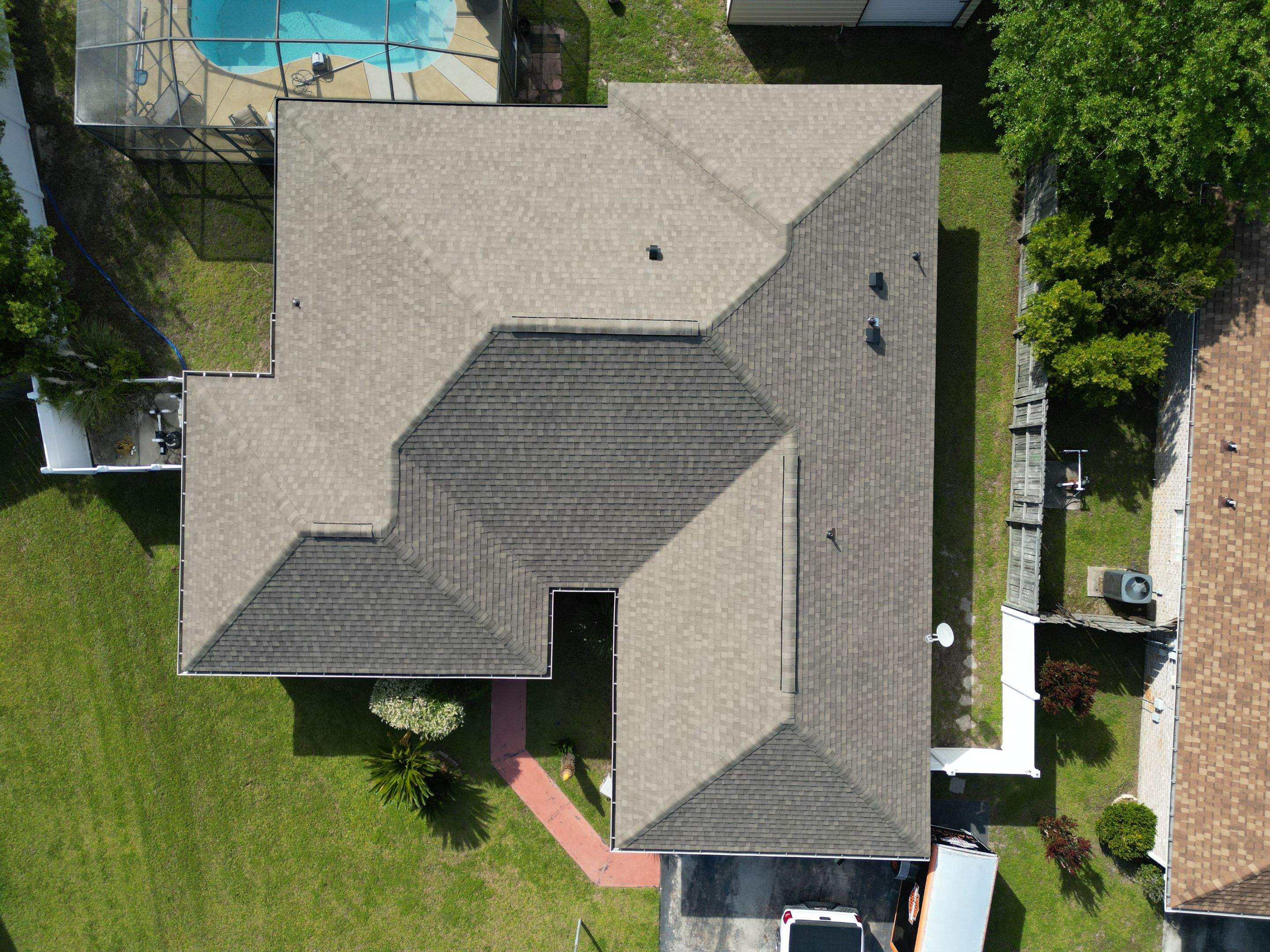 Residential Roofing Installation using Atlas Pinnacle Sun by Talya Roofing