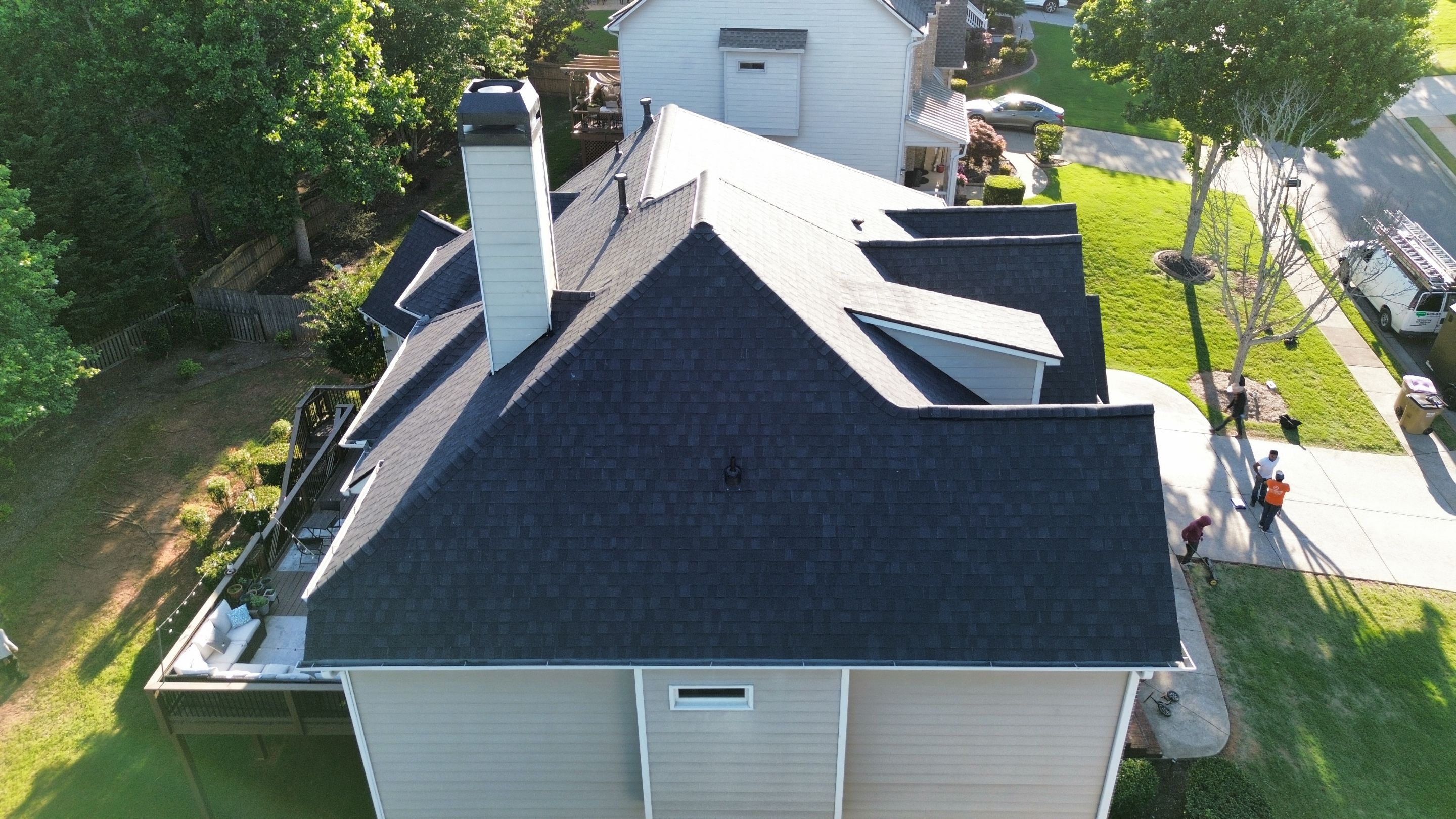 Cumming, GA Roof Replacement CertainTeed Landmark Pro Max Def Charcoal Black by Reset Roofing